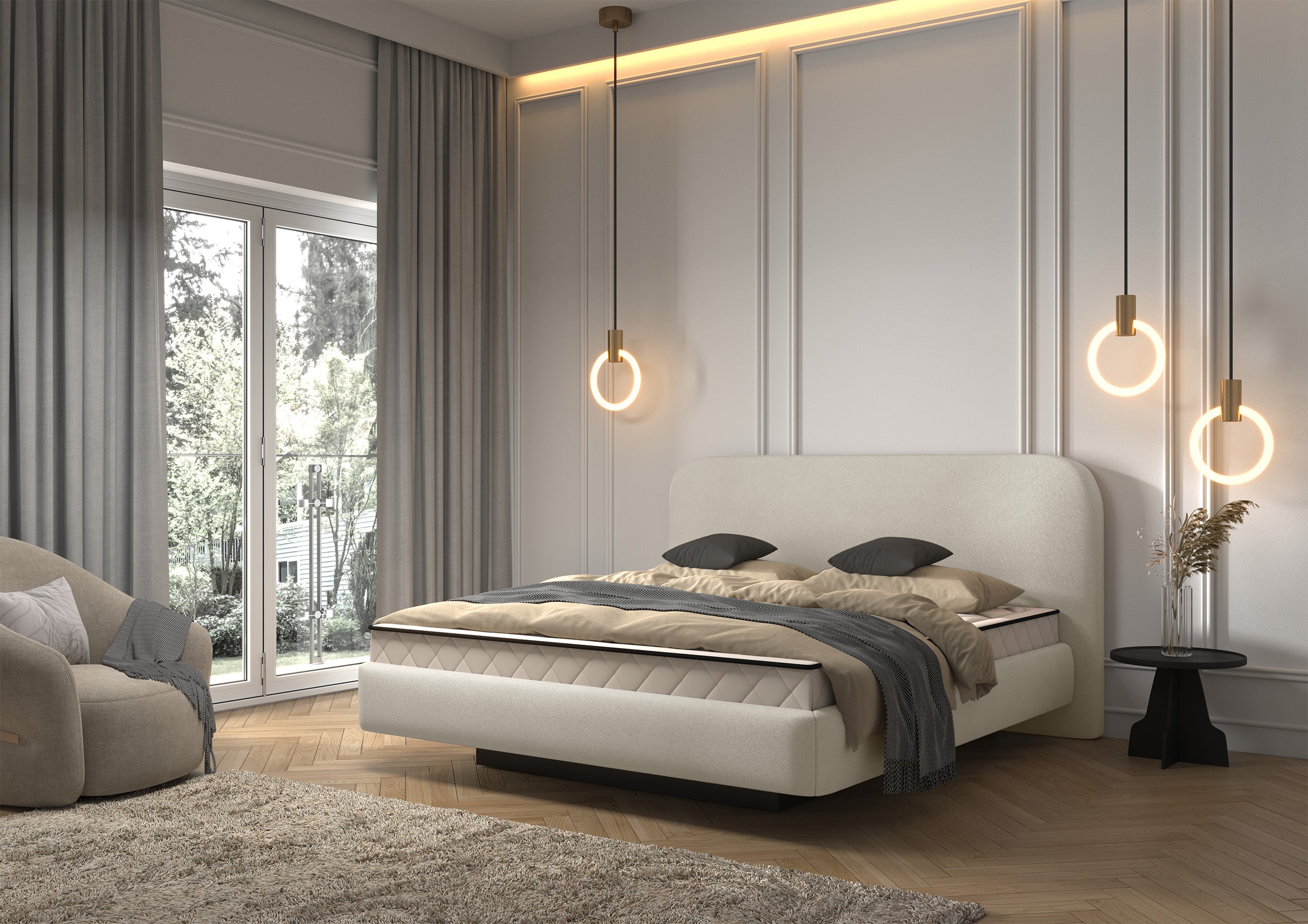 selsey-nellado-polsterbett-120x200-cm-mit-stauraum-hellbeige-chenille image 2