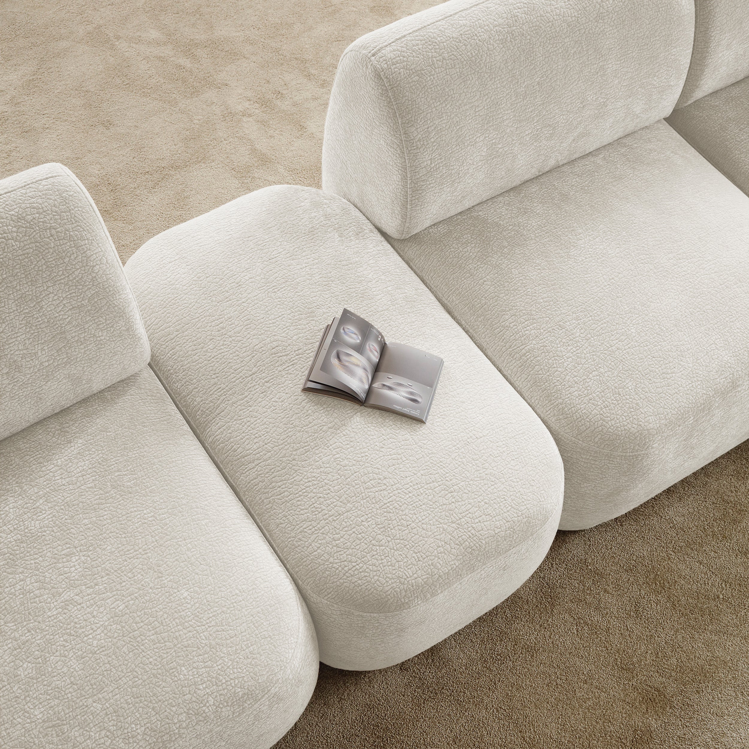 selsey-bommo-modulares-rechteckiges-pouf-creme-chenille image 2