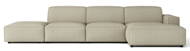 selsey-sellmo-modulares-ecksofa-l-f-rmig-rechts-mit-hocker-grau-beige-hydrophobe image 1