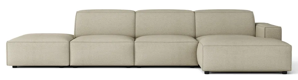 selsey-sellmo-modulares-ecksofa-l-f-rmig-rechts-mit-hocker-grau-beige-hydrophobe image 1