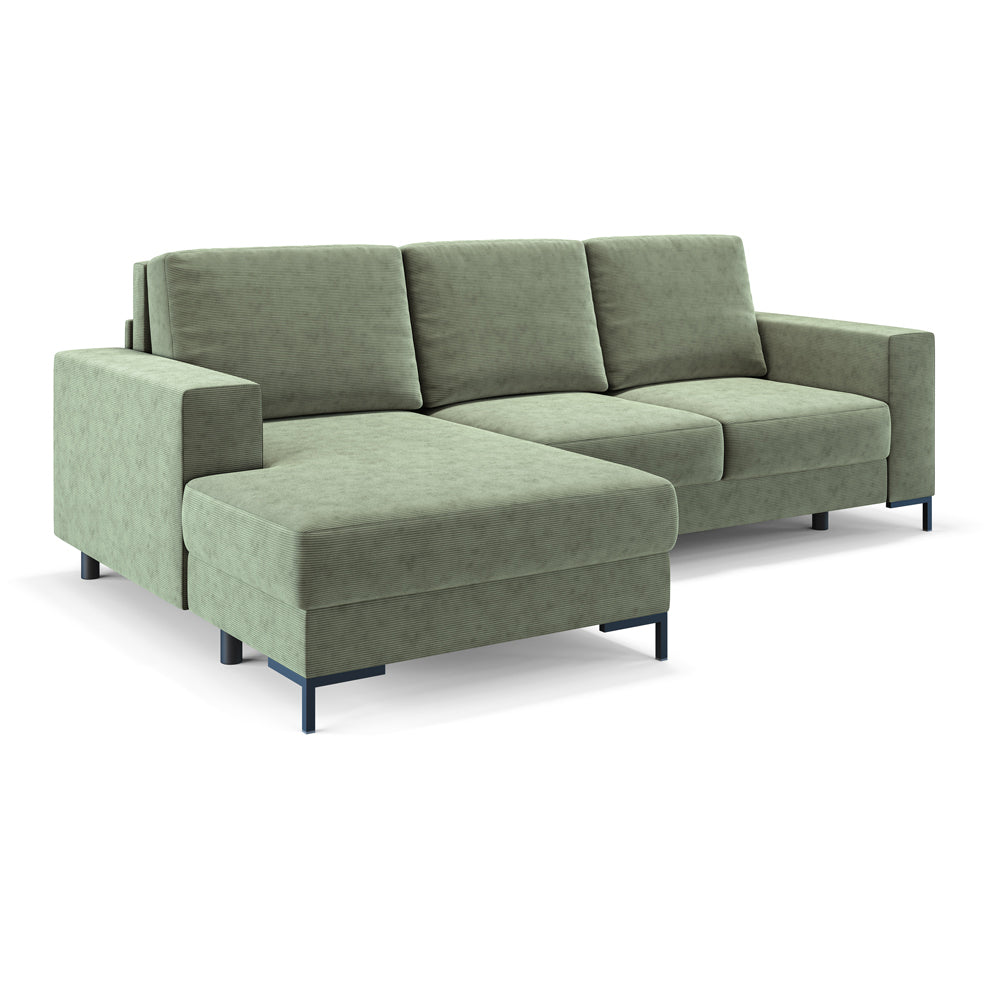 selsey-mokpeo-ecksofa-mit-schlaffunktion-links-gr-ner-cord-l-form image 3