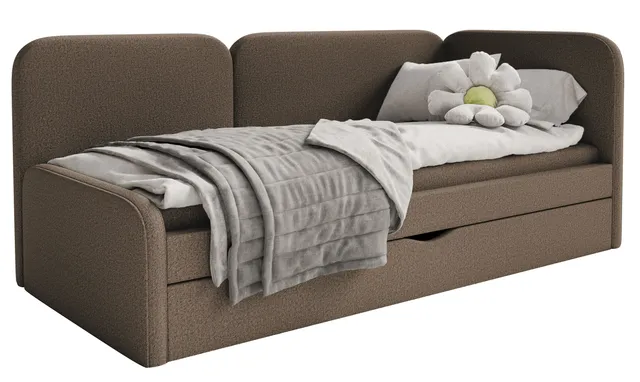 selsey-cuddy-jugendbett-90x200-cm-rechtsseitig-mit-matratze-und-stauraum-brauner image 1