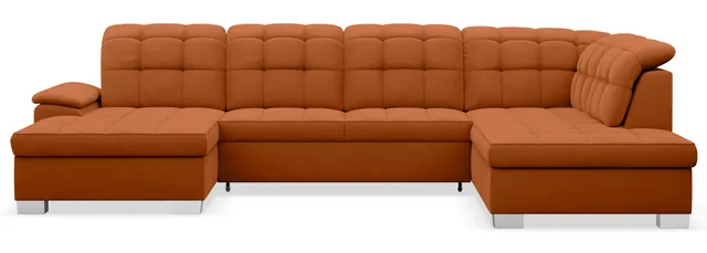 selsey-jamaal-ecksofa-mit-schlaffunktion-u-f-rmig-links-mit-stauraum-kupferfarbe image 1