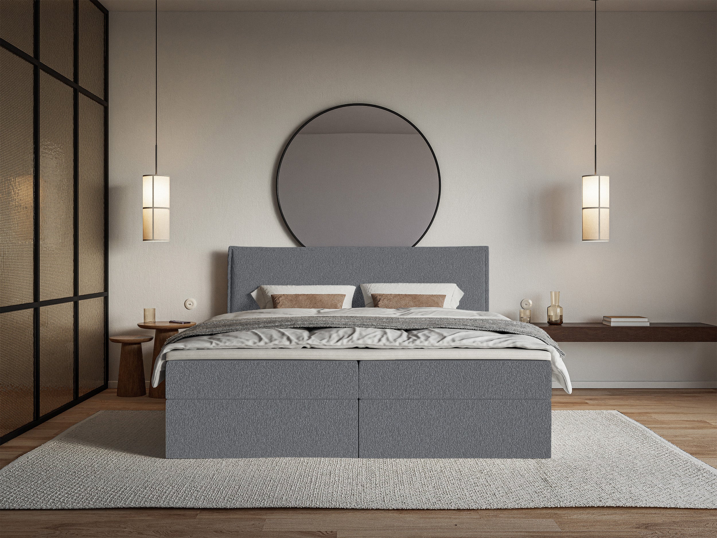 selsey-softie-kontinentalbett-140x200-cm-mit-stauraum-und-topper-graphit-chenill image 3