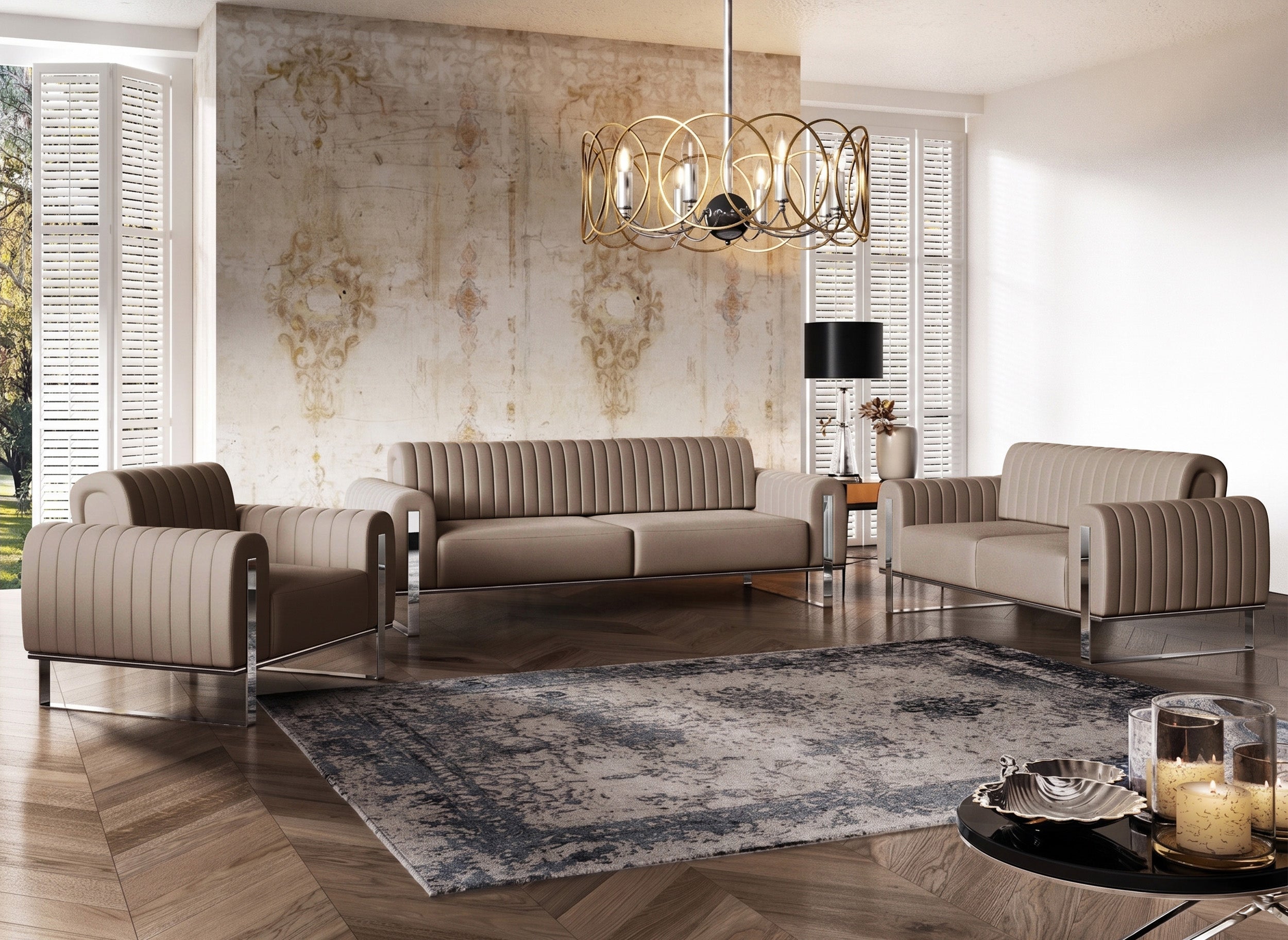 selsey-parissa-schalensitzstuhl-beige-samt-chromf-e image 3