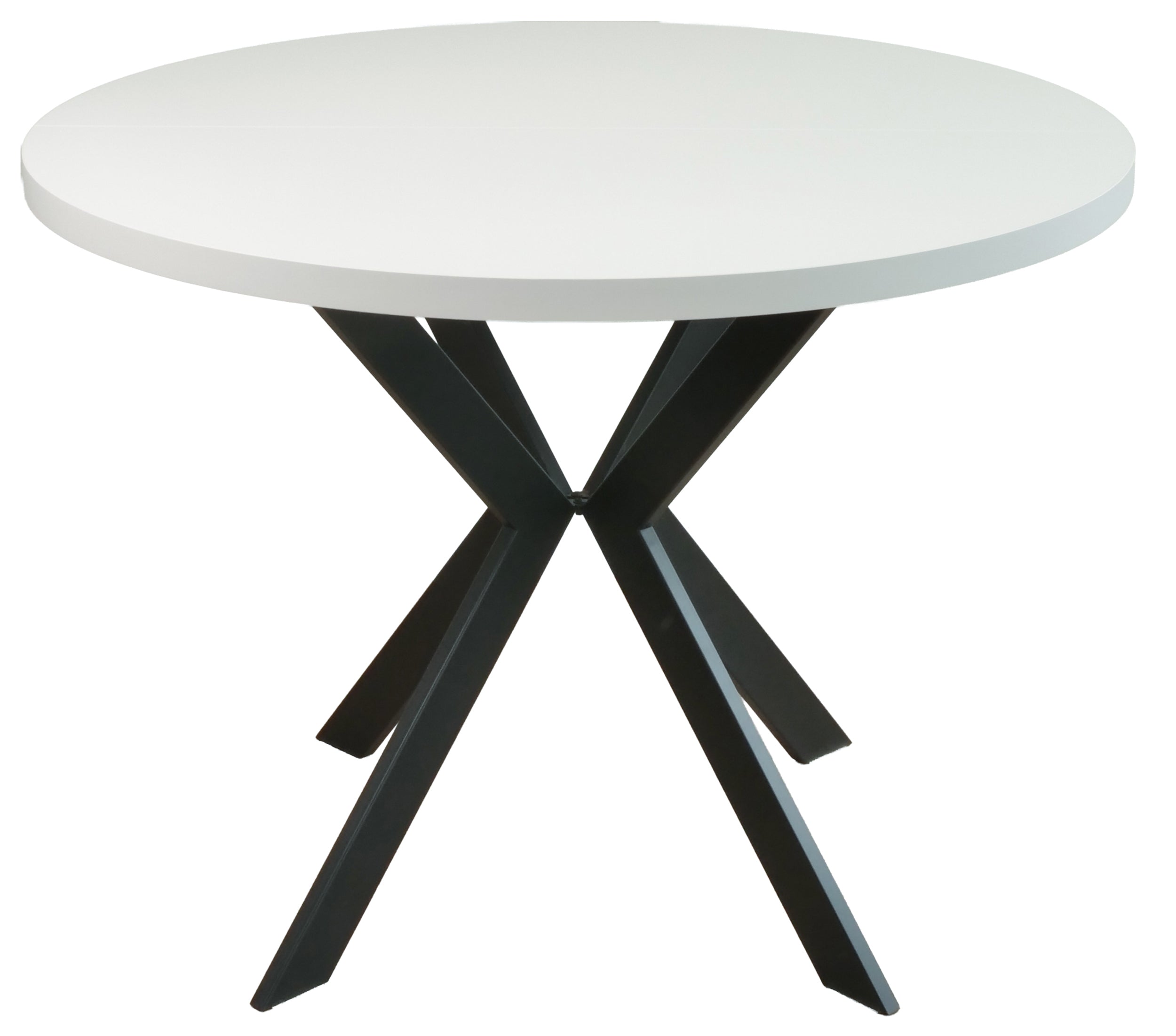 selsey-callions-ausziehbarer-esstisch-100-180x100-cm-kaschmir-mit-schwarzen-bein image 1