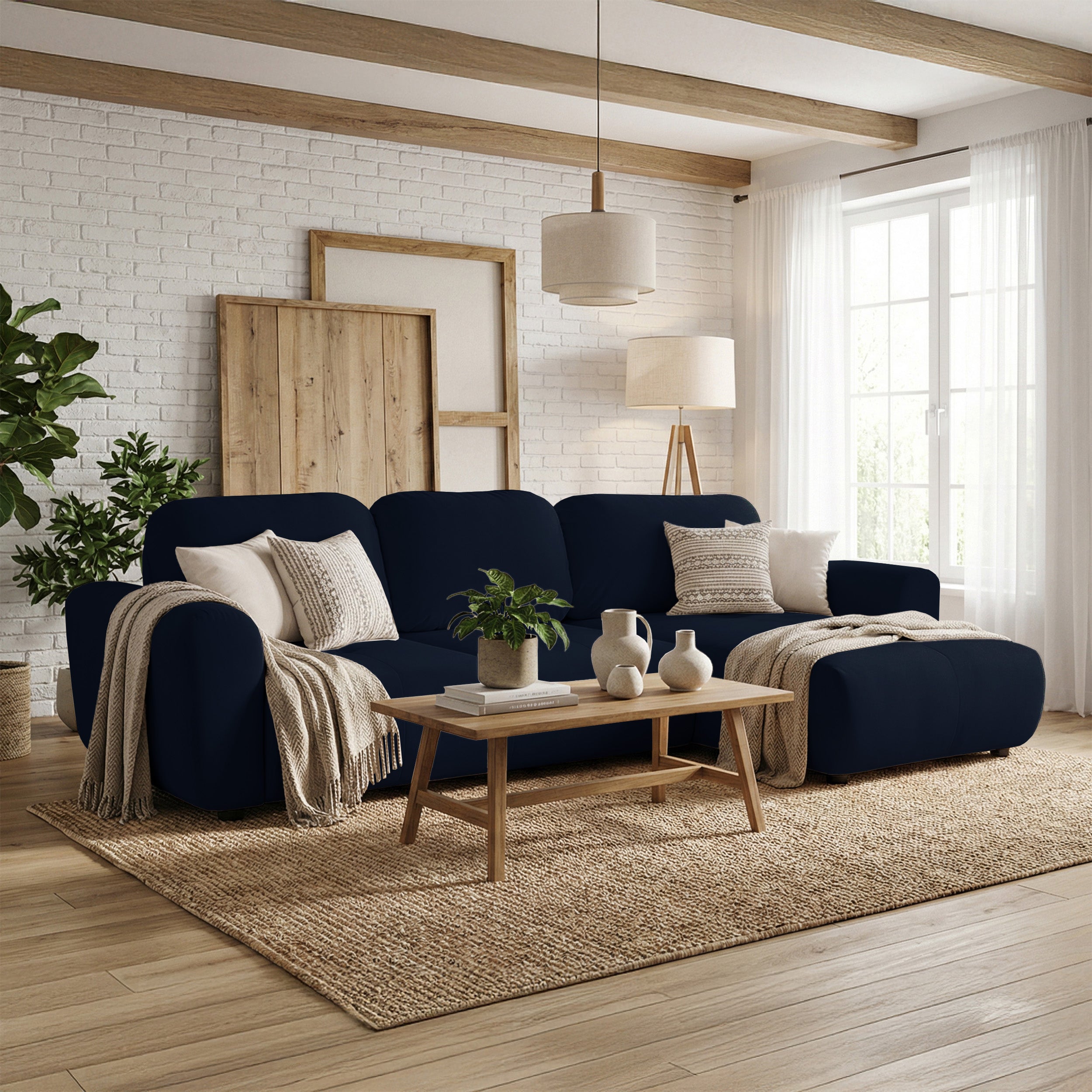 selsey-olido-ecksofa-l-form-mit-schlaffunktion-und-stauraum-samt-marineblau image 2