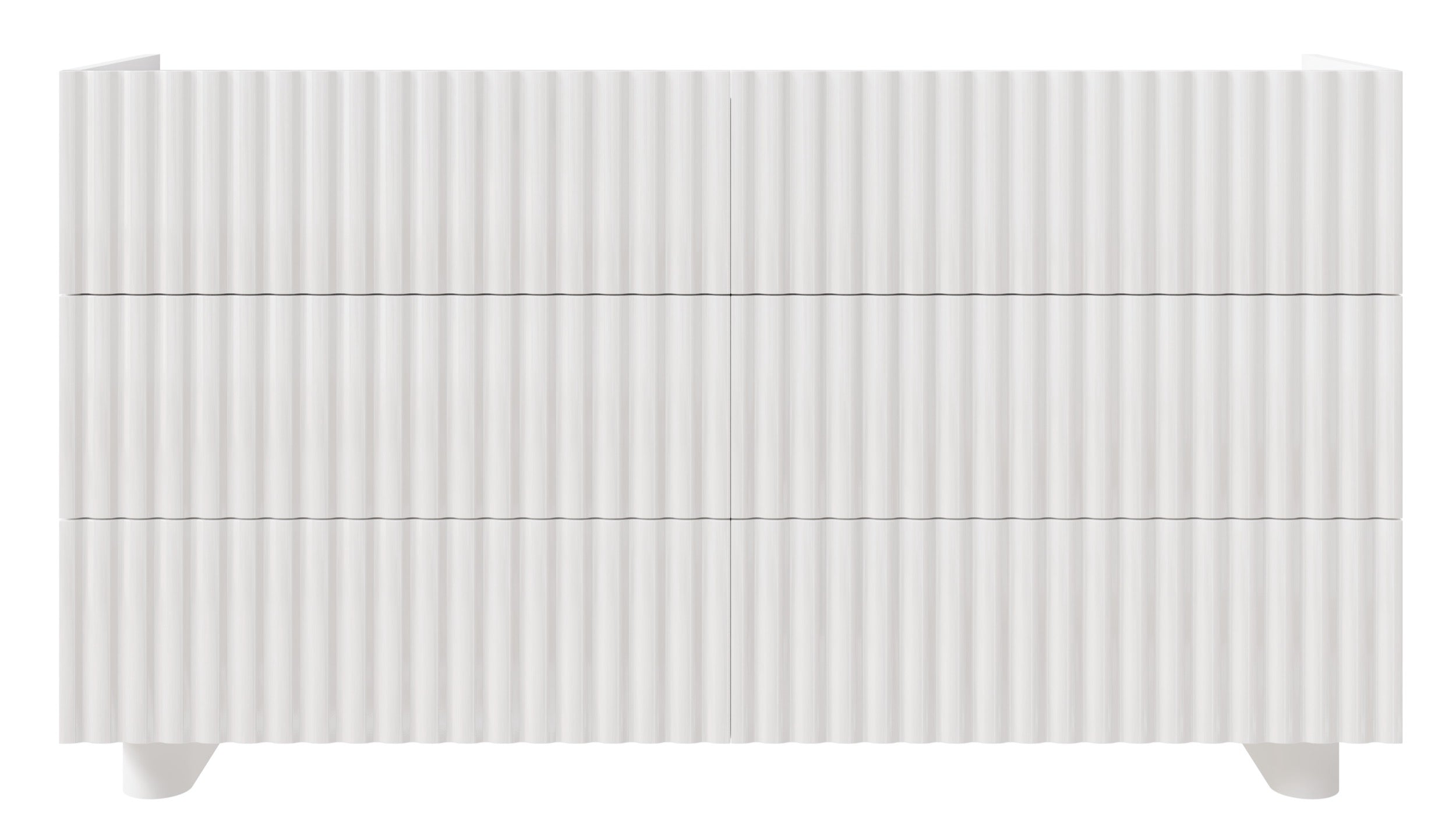 selsey-fiorra-kommode-mit-sechs-schubladen-147-cm-wei-hochglanz image 5