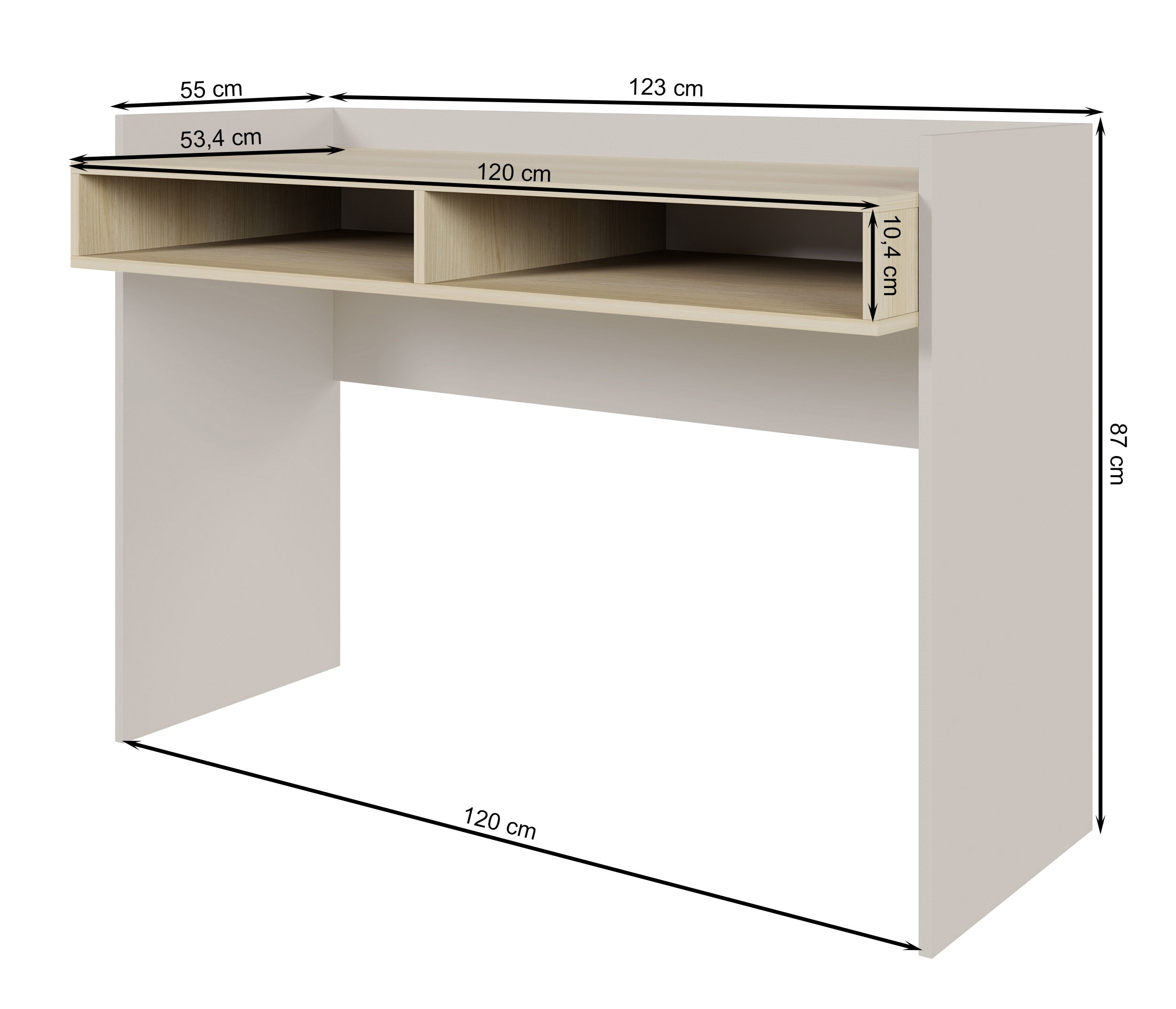 selsey-tabise-schreibtisch-120x53-cm-mit-zwei-f-chern-kaschmir-lindberg-eiche image 5