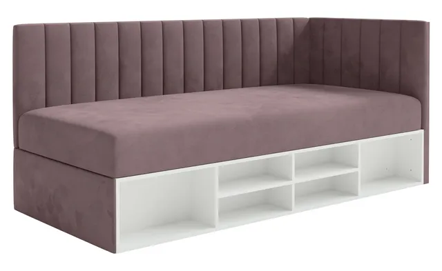 selsey-ventrio-jugendbett-90x200-cm-rechtsseitig-mit-stauraum-und-regalen-violet image 1