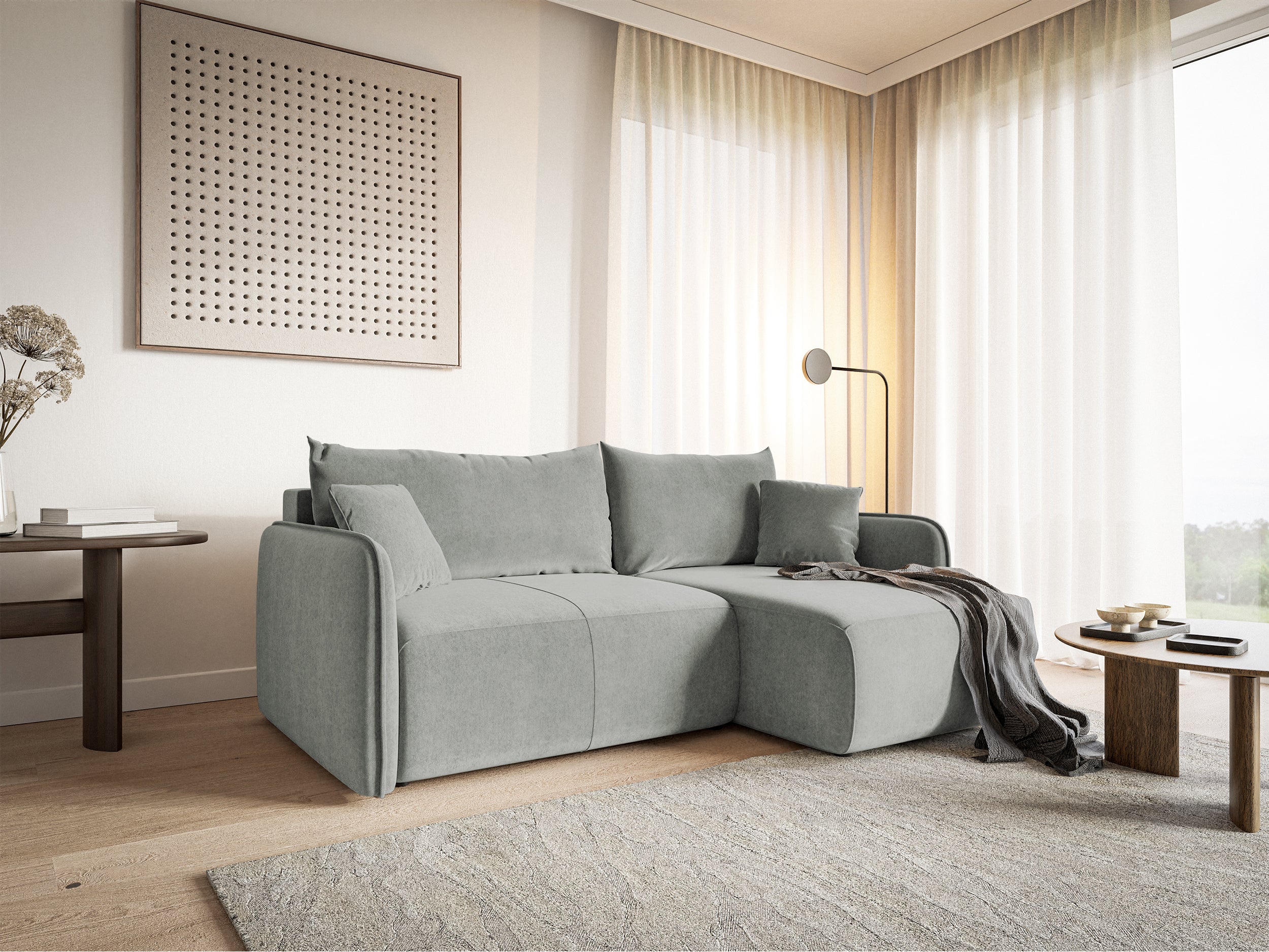 selsey-mamla-ecksofa-mit-schlaffunktion-l-form-universell-hellgrau-hydrophober-s image 2