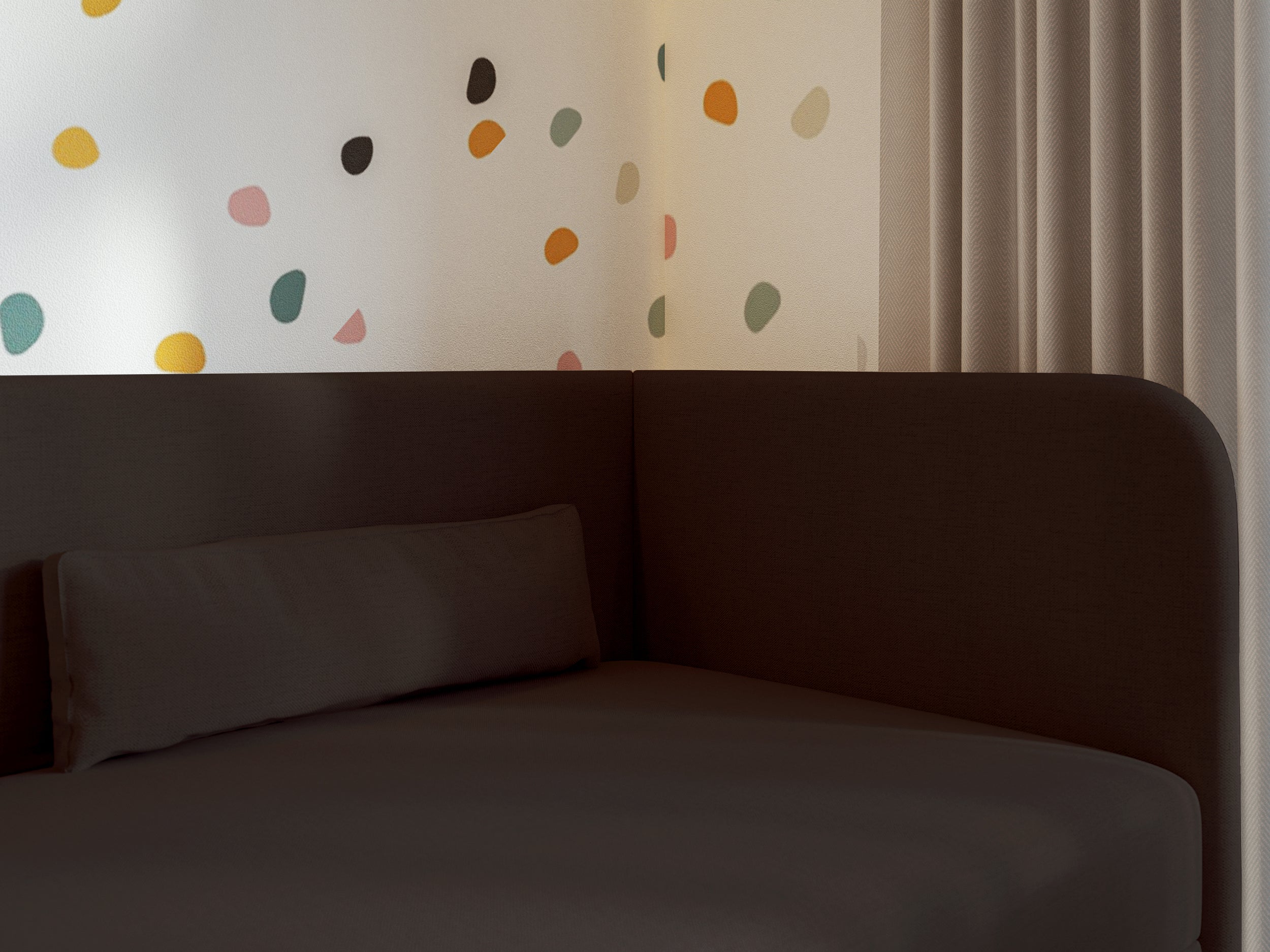 selsey-calmmo-jugendbett-90x200-cm-rechts-mit-stauraum-dunkelbrauner-chenille image 5