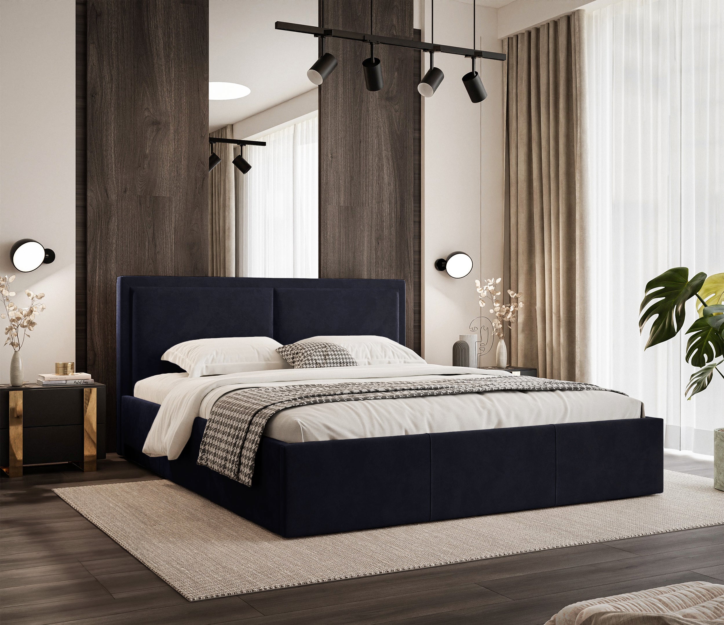 selsey-polsterbett-soave-ii-140x200-cm-mit-stauraum-samt-dunkelblau image 2