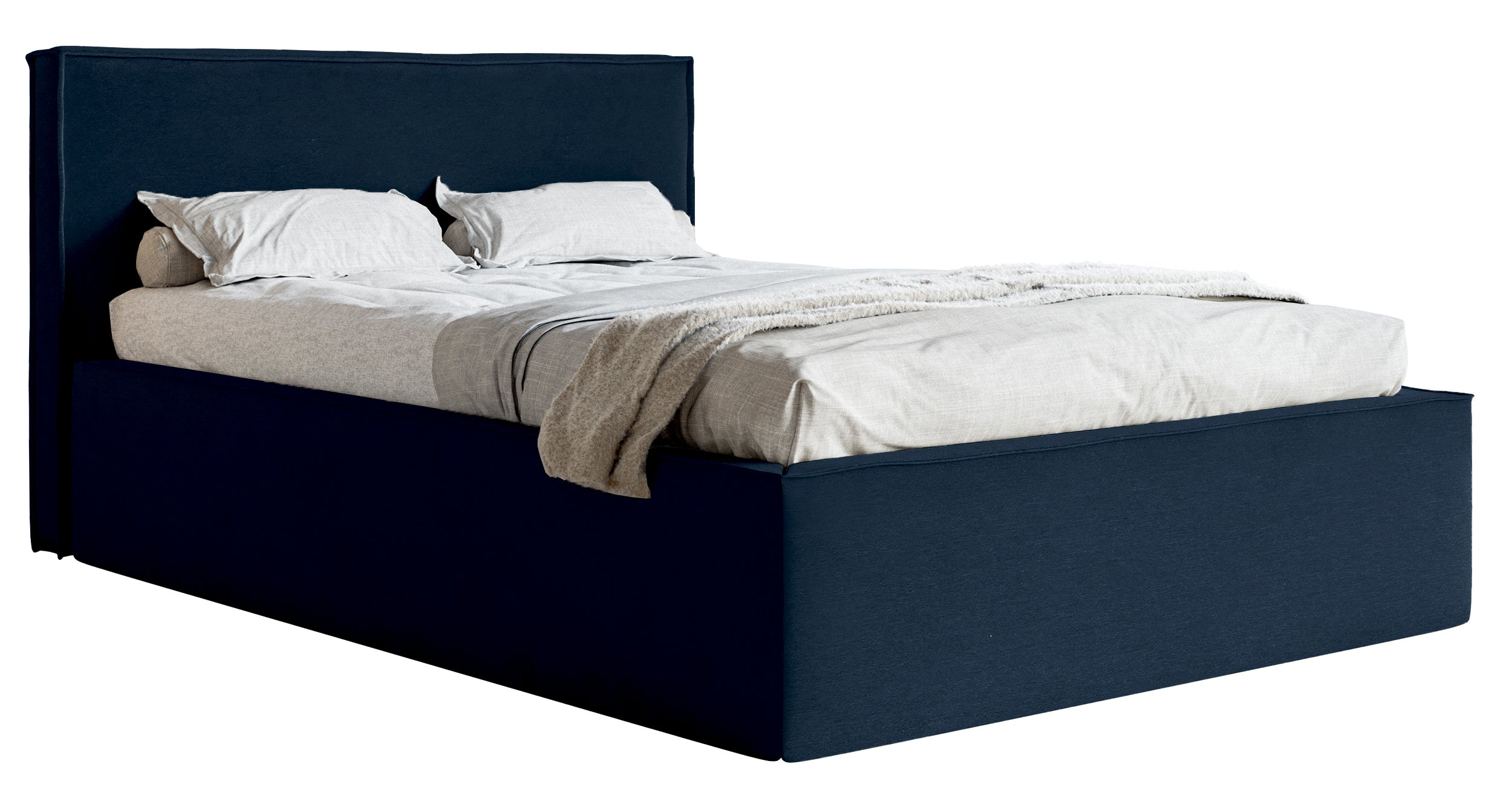 selsey-lucera-polsterbett-140x200-cm-mit-stauraum-marineblauer-samt-wasserabweis image 1
