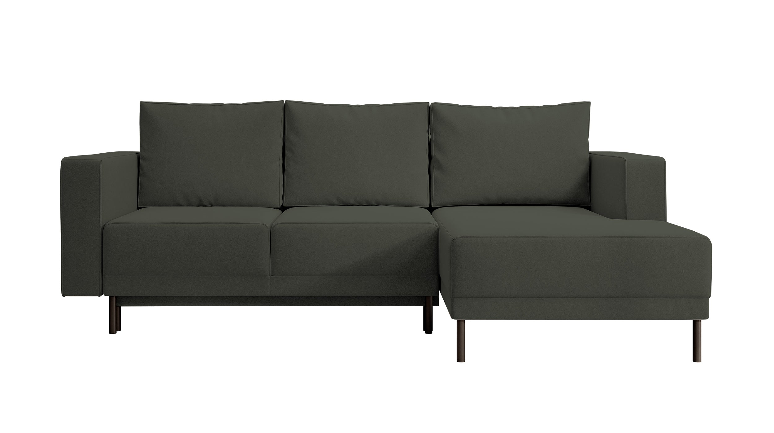 selsey-rodario-mini-ecksofa-mit-schlaffunktion-l-form-rechts-olivgr-ner-samt-mit image 1