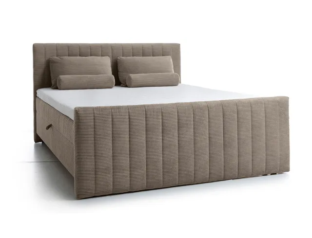 selsey-lullabino-kontinentales-bett-180x200-cm-mit-stauraum-und-topper-grau-beig image 1