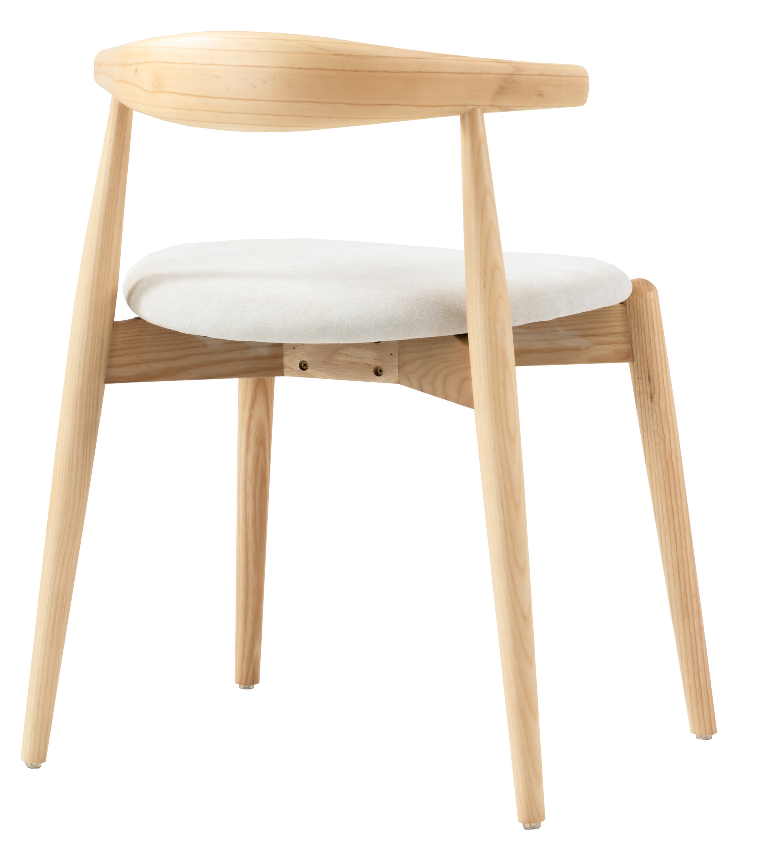 selsey-perally-holzstuhl-esszimmer-creme-chenille-natur-eiche-eschenholz image 3