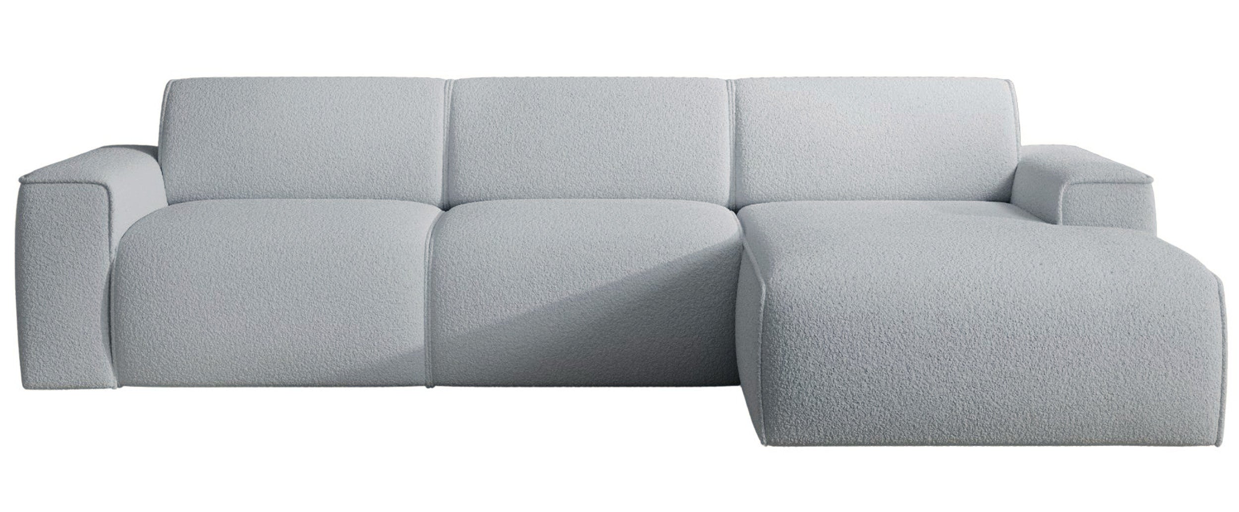 selsey-bouvi-ecksofa-l-form-rechtsseitig-hellgrauer-boucl-stoff image 1