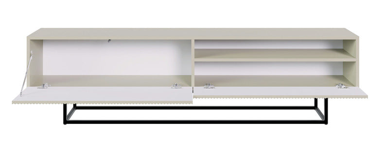 selsey-veldio-tv-schrank-175-cm-grau-beige-gefr-ste-front-nische-schwarze-beine image 7