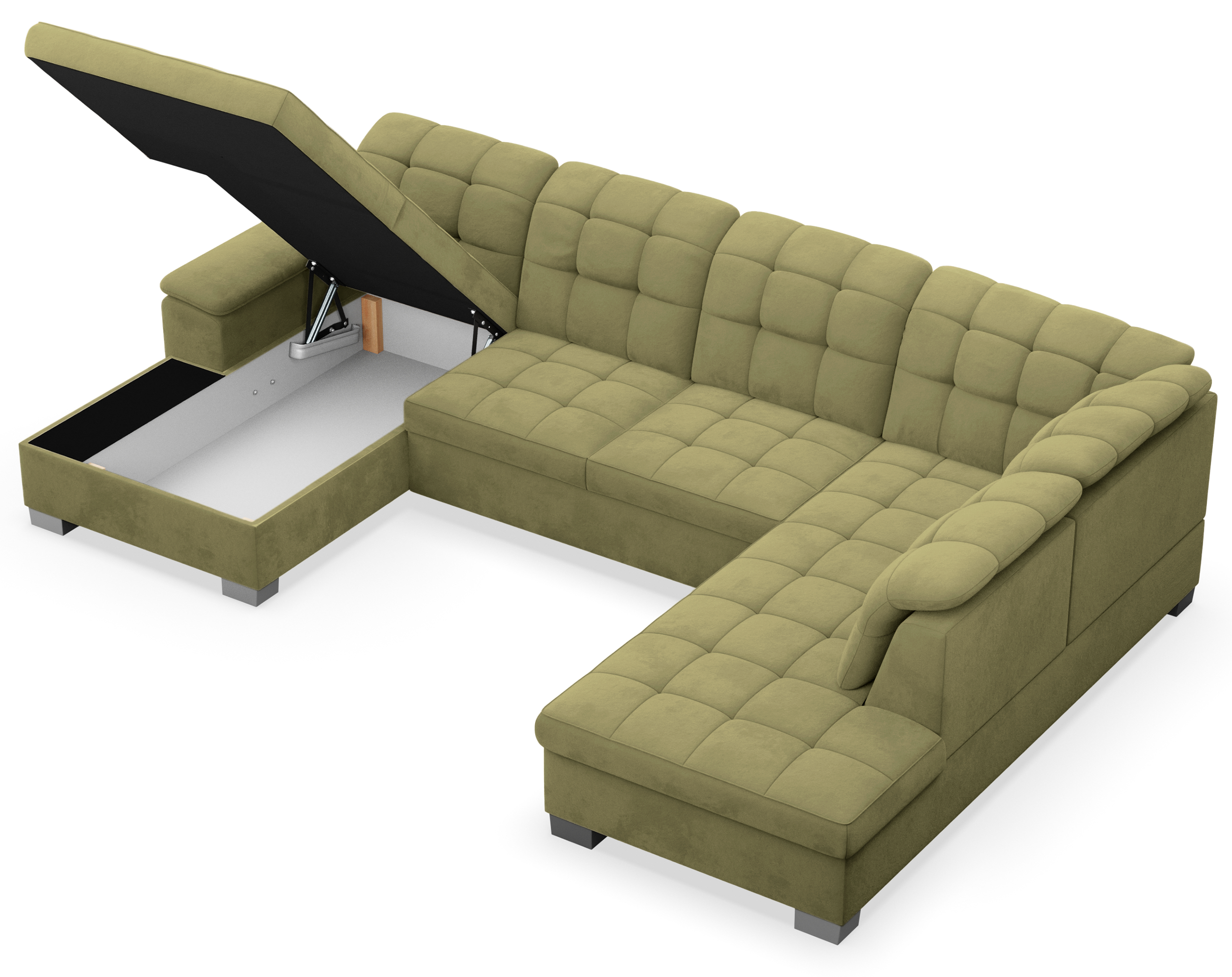 selsey-jamaal-ecksofa-mit-schlaffunktion-u-f-rmig-links-mit-stauraum-olivgr-n-sa image 6