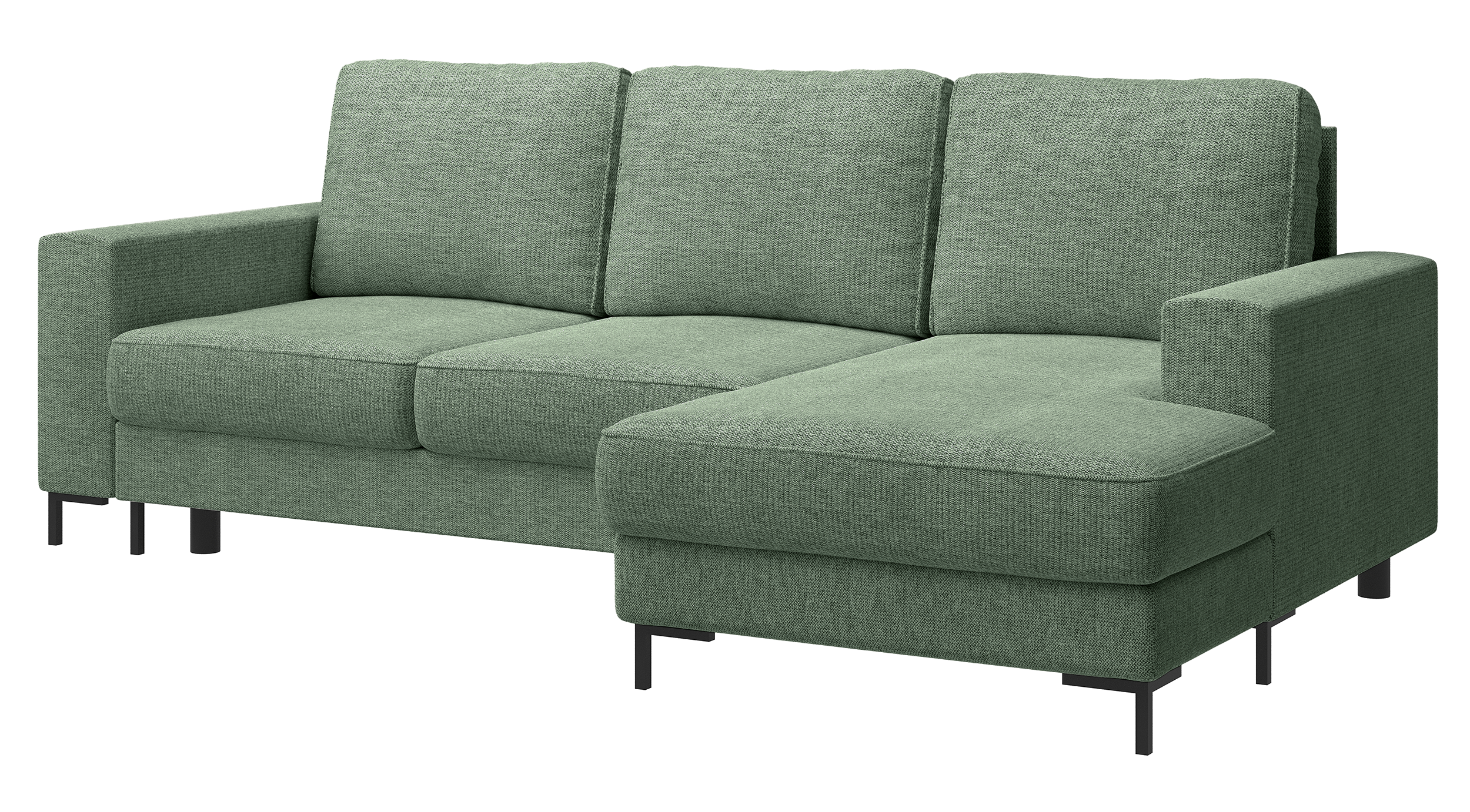 selsey-mokpeo-ecksofa-mit-schlaffunktion-l-form-rechts-salbeigr-n-chenille image 1