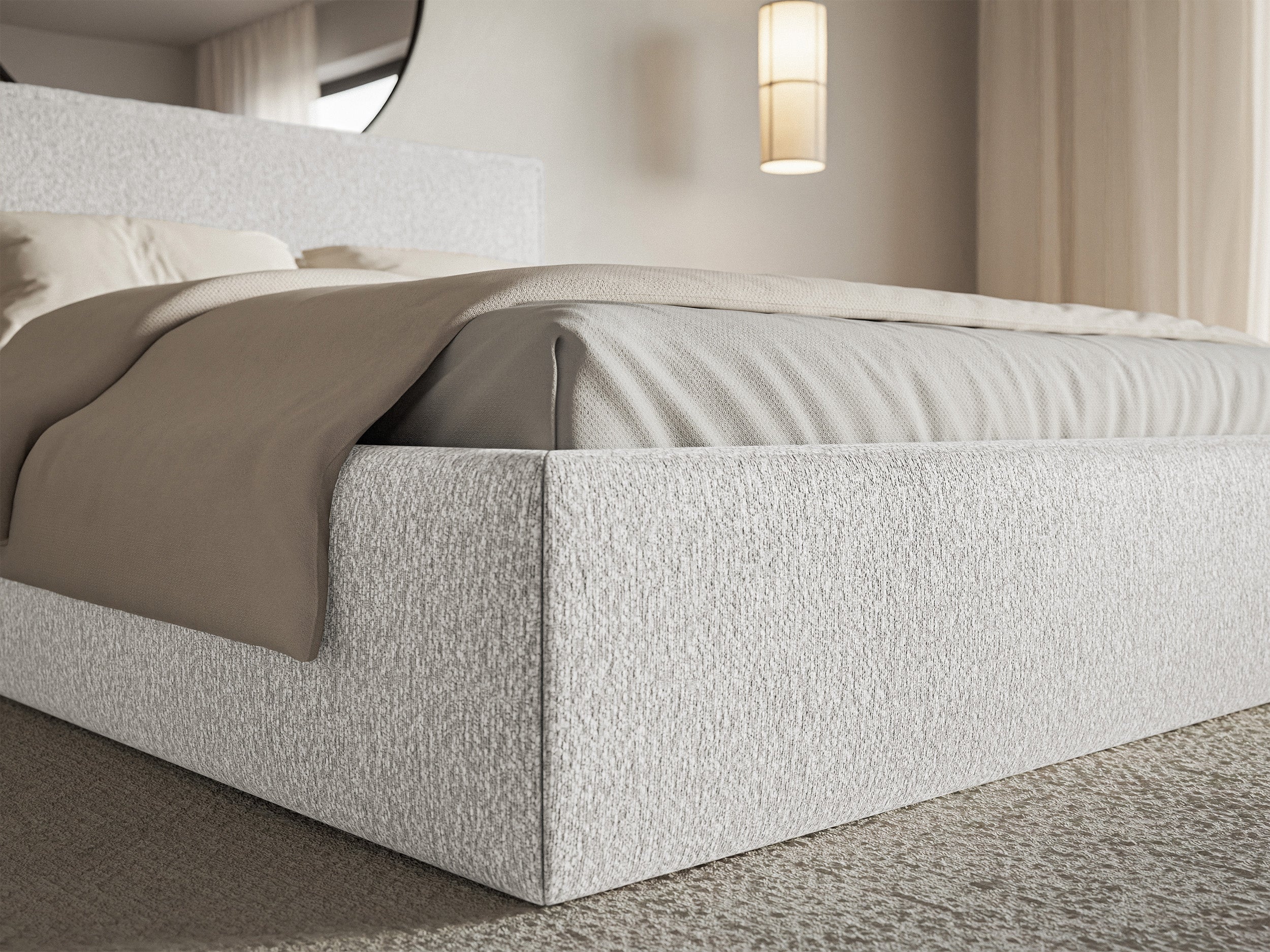 selsey-softie-slim-polsterbett-160x200-cm-mit-stauraum-hellgrauer-chenille-metal image 5