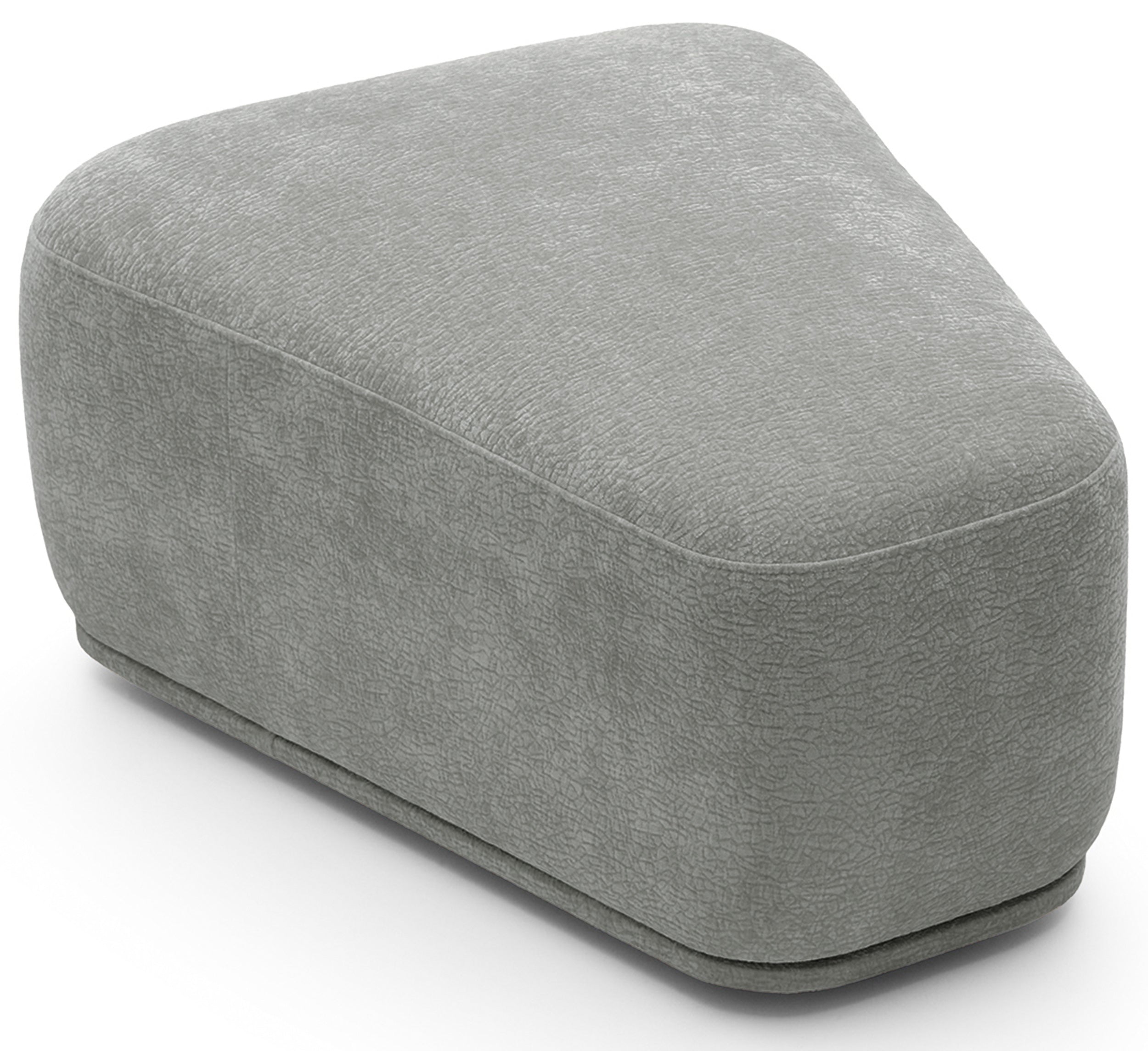 selsey-bommo-modulares-dreieck-pouf-grau-chenille image 1