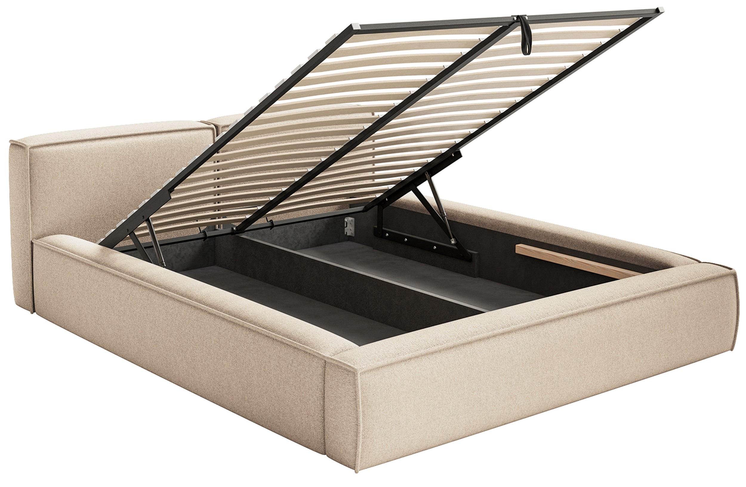 selsey-tilves-slim-low-polsterbett-140x200-cm-mit-stauraum-hellbeige-chenille-me image 6