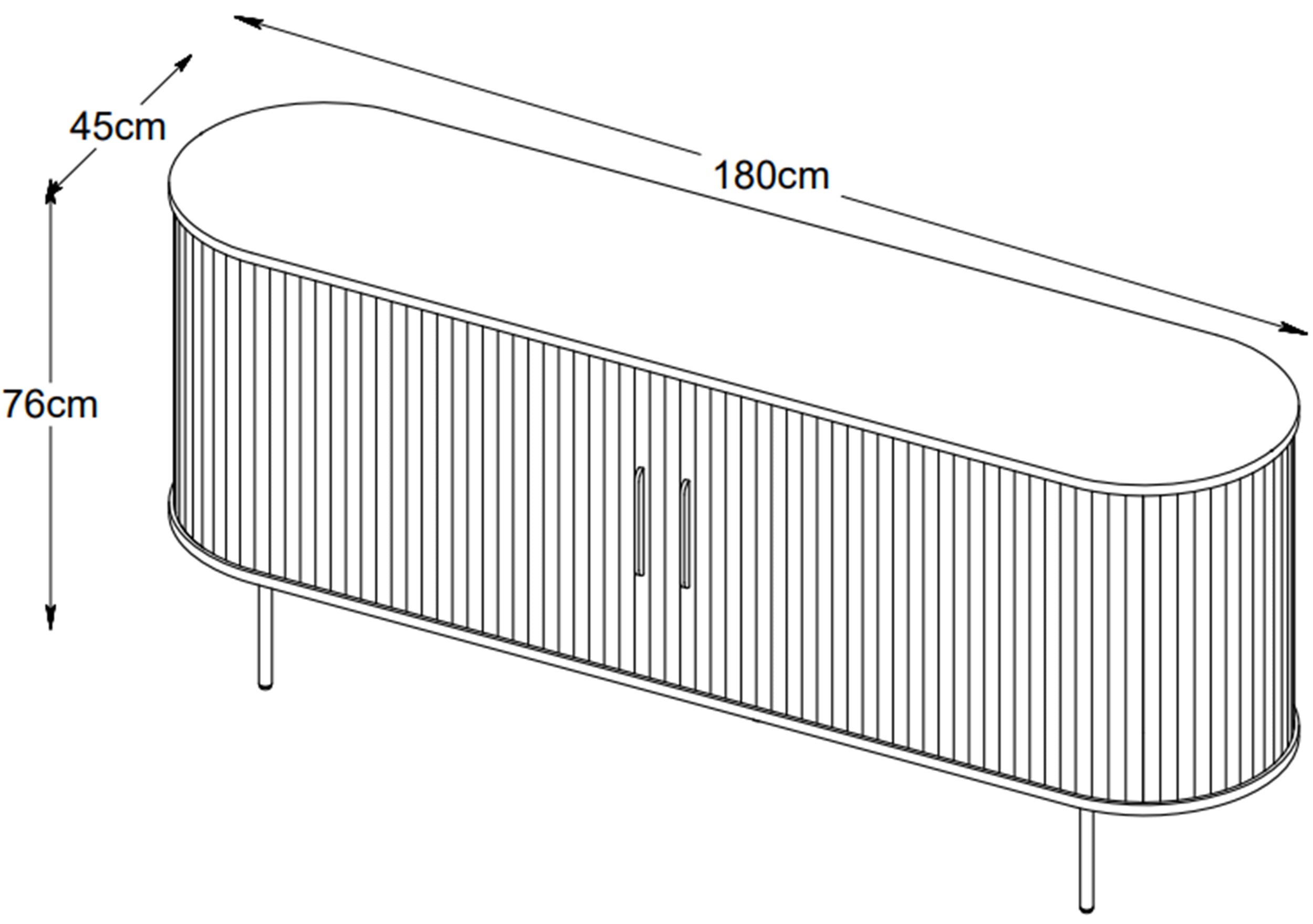 selsey-gativel-kommode-180x76-cm-mit-lamellen-gebrannte-eiche image 7