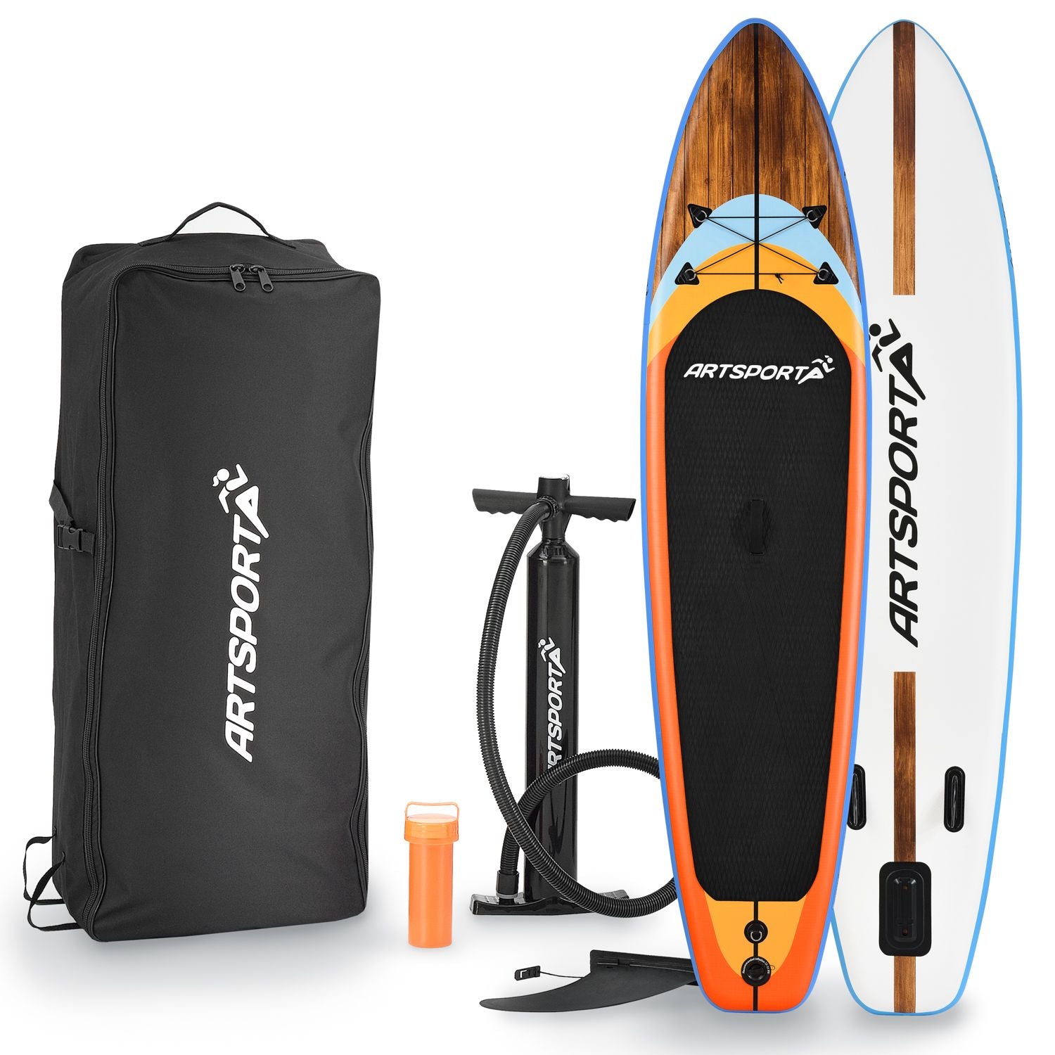 juskys-stand-up-paddling-board-beach-rocker-komplett-set-aufblasbar image 1