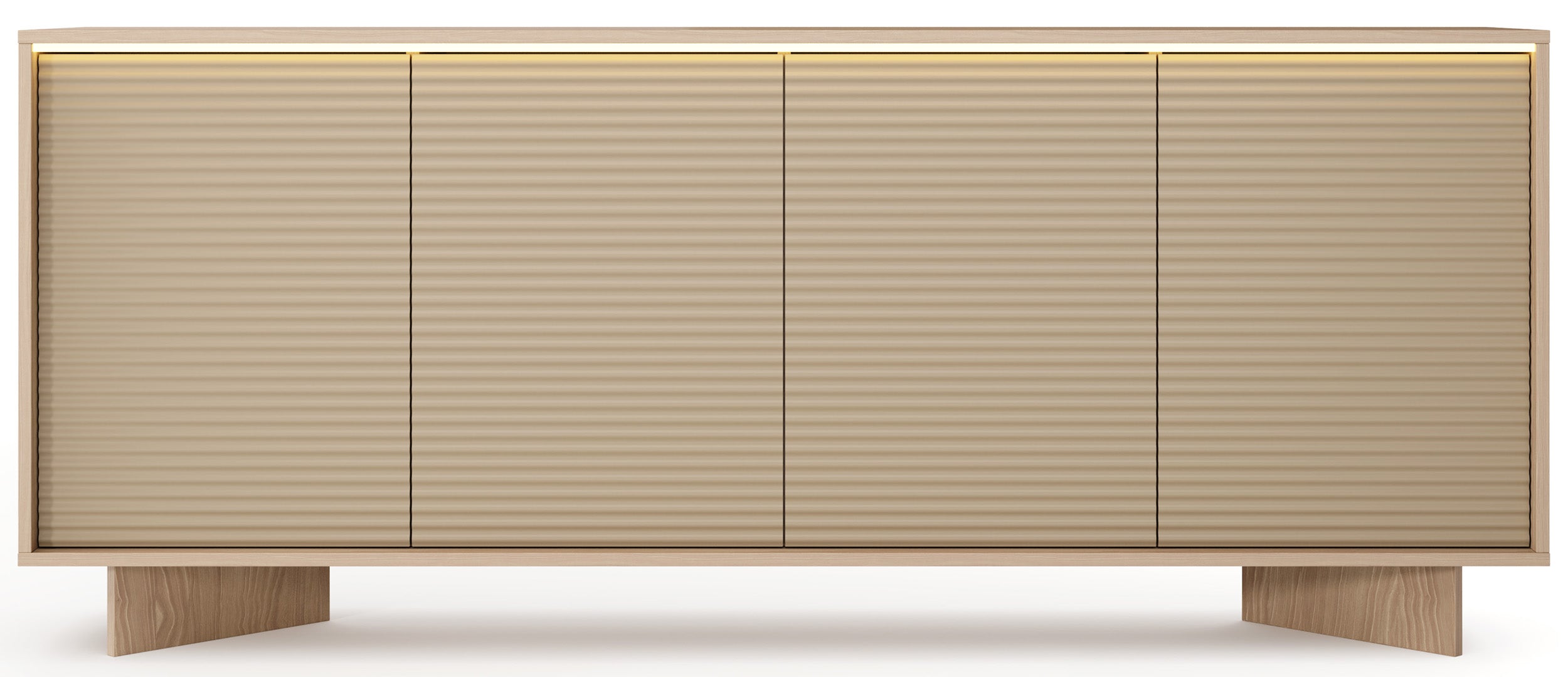selsey-semi-4-t-rige-kommode-204-cm-mit-led-bolivar-natur-cappuccino image 5