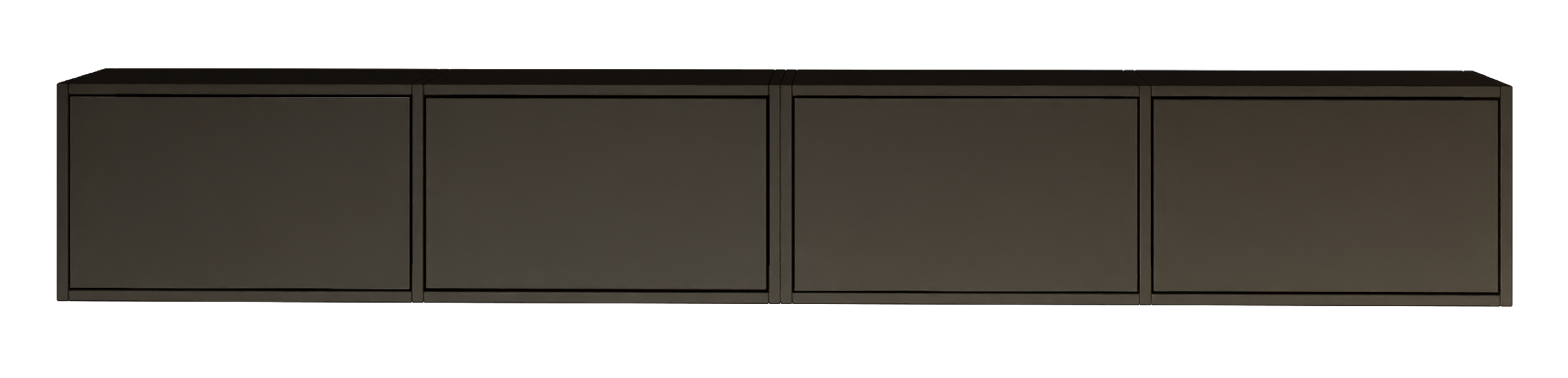 selsey-h-ngender-tv-schrank-framme-200-cm-mit-vier-klappen-schwarz-matt image 4