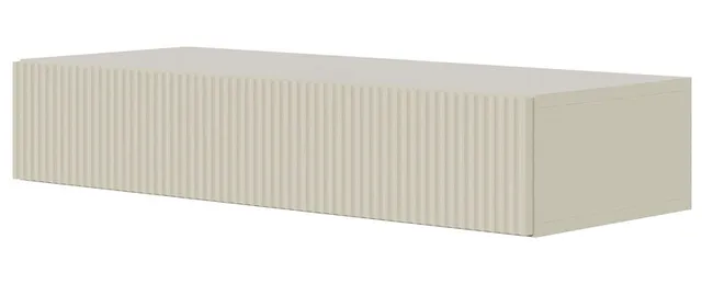 selsey-veldio-konsole-90-cm-h-ngend-mit-schublade-gefr-ste-front-grau-beige image 1