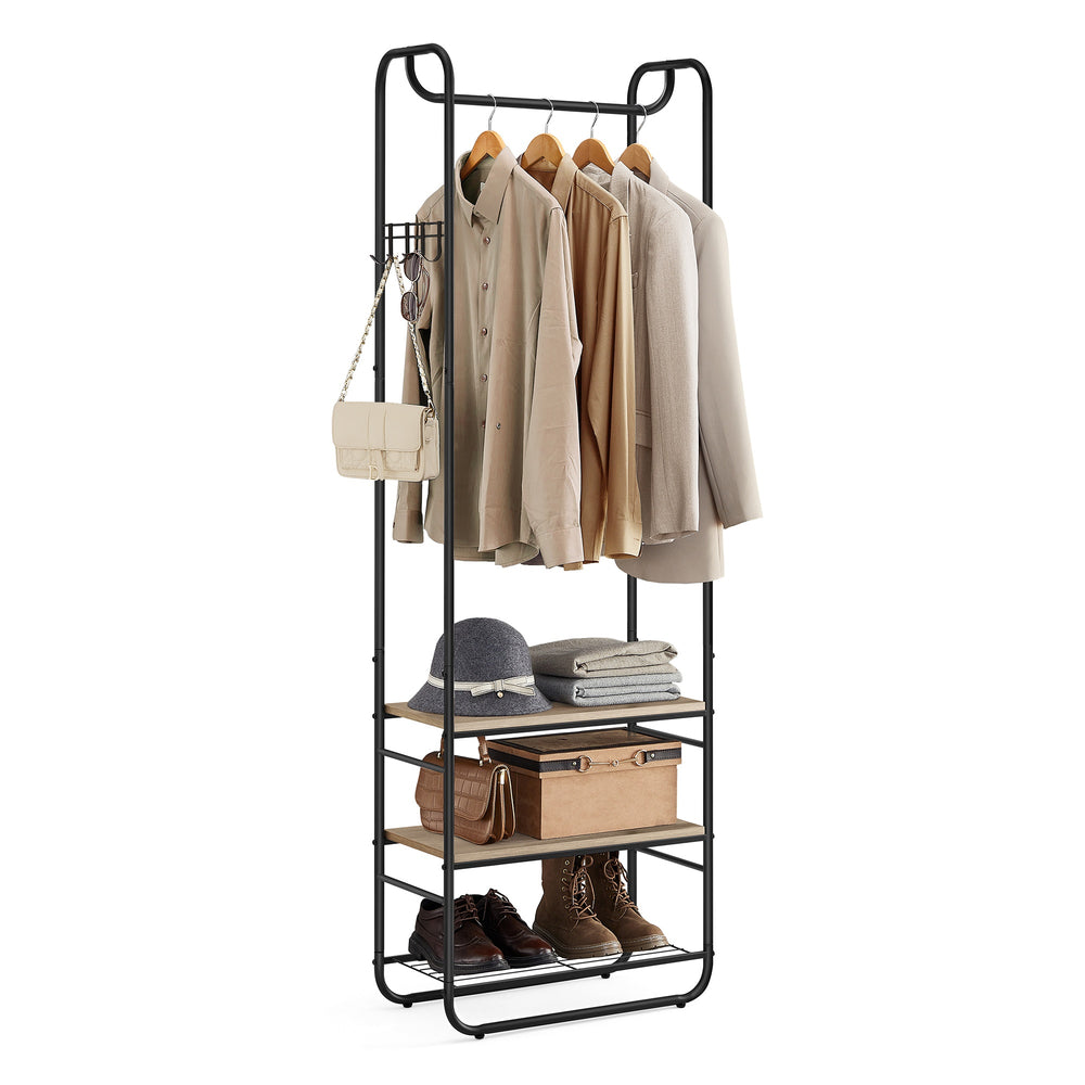 vasagle-garderobenst-nder-mit-schuhablage-garderobe-f-r-flur-und-schlafzimmer image 3
