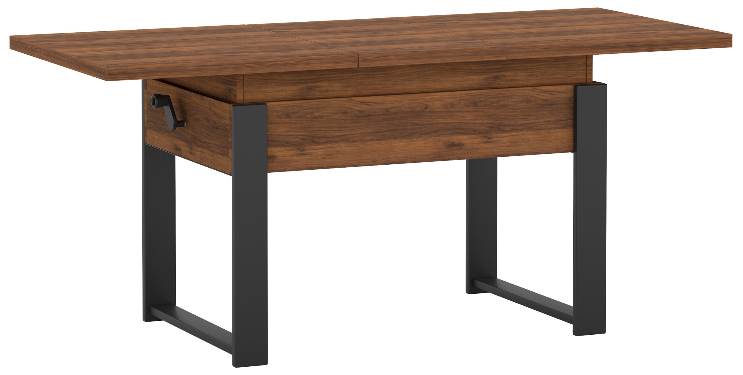 selsey-hugo-ausziehbarer-couchtisch-120-157-x67-cm-warmia-nussbaum-schwarz image 4