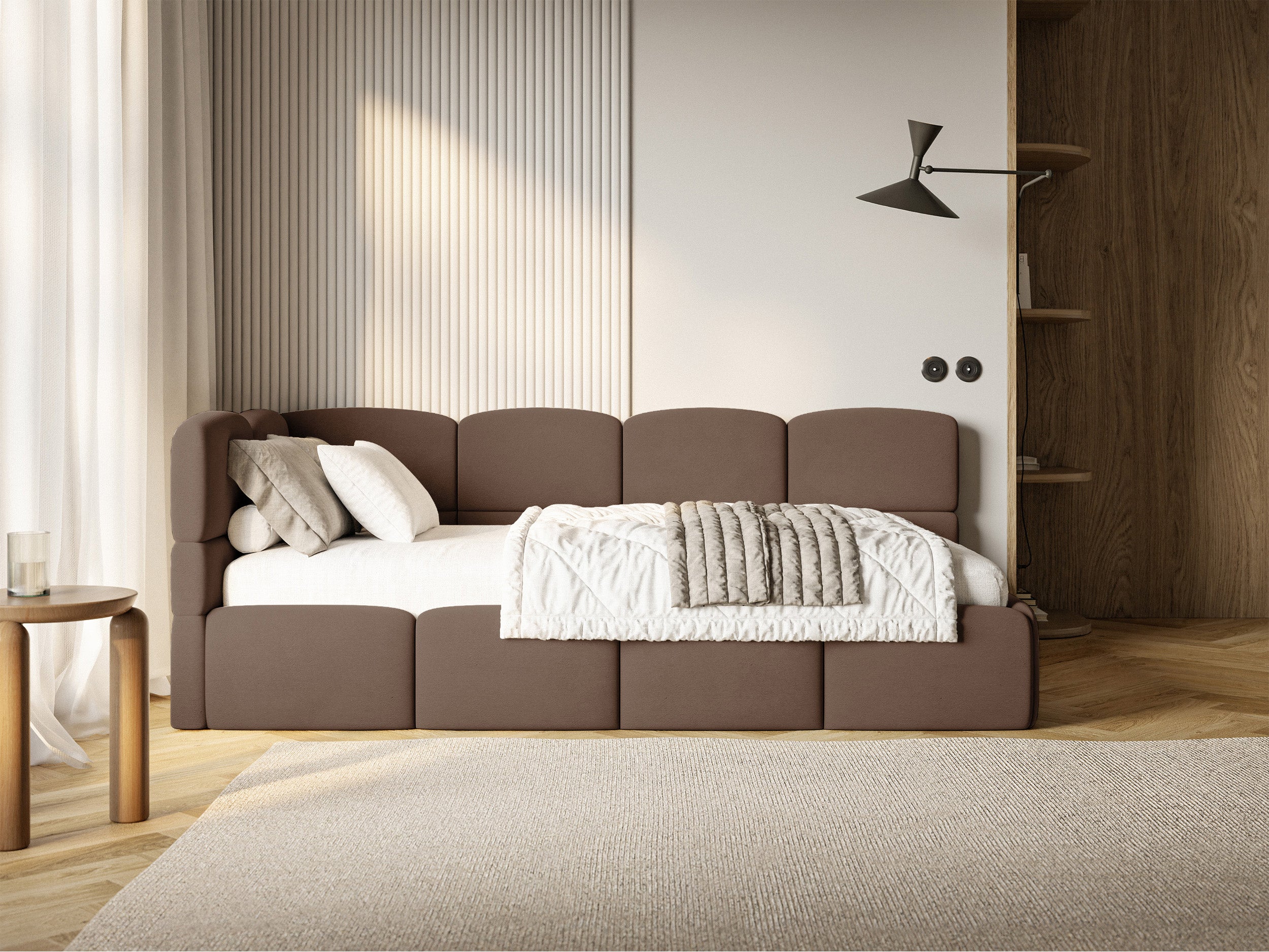 selsey-cloudy-jugendbett-120x200-cm-links-brauner-velours-mit-matratze image 4