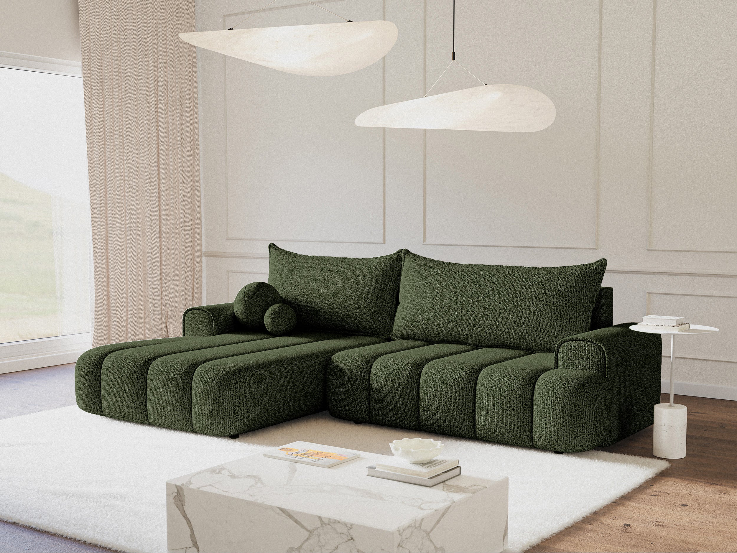 selsey-dandelino-ecksofa-l-links-mit-schlaffunktion-und-stauraum-khaki-boucl image 3