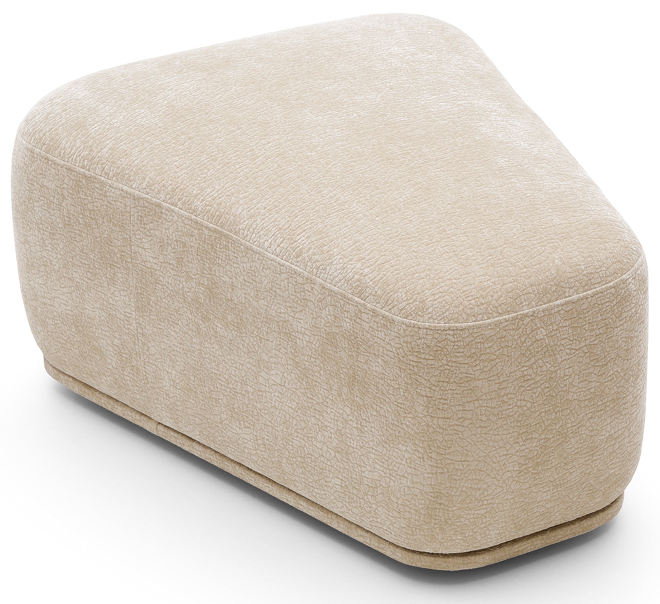 selsey-bommo-modulares-dreieckiges-pouf-beige-chenille image 1