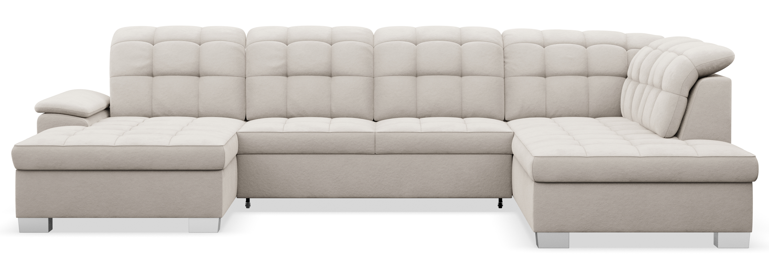 selsey-jamaal-ecksofa-u-f-rmig-linksseitig-mit-schlaffunktion-und-stauraum-grau- image 1