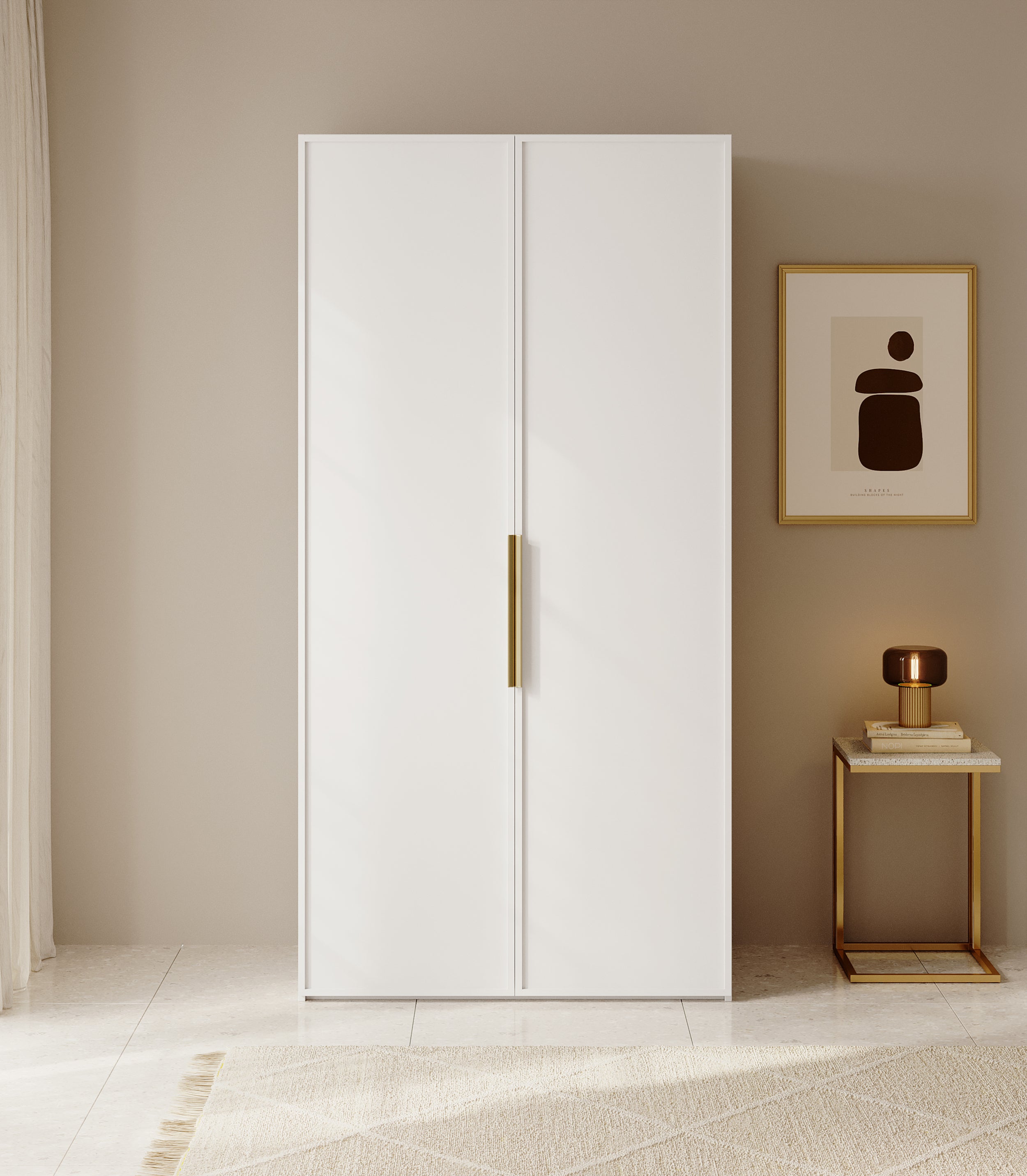 selsey-frame-zweifl-geliger-rahmenkleiderschrank-mit-100-cm-kleiderstange-wei image 4