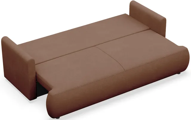 selsey-ovo-mini-3-sitzer-schlafsofa-mit-stauraum-chenille-kupfer-pflegeleicht image 1