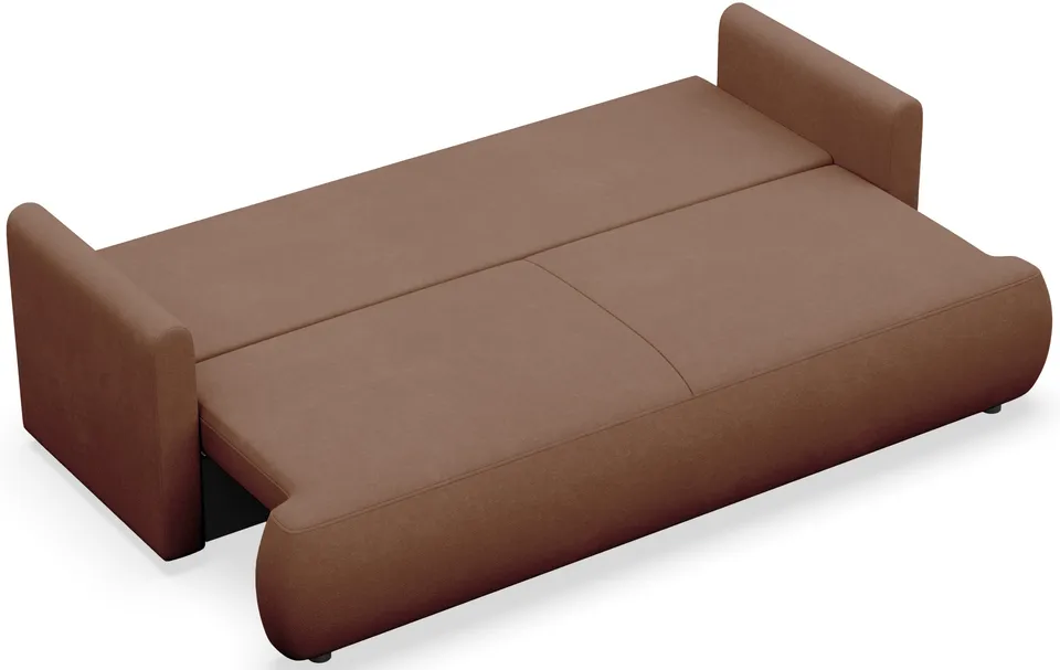 selsey-ovo-mini-3-sitzer-schlafsofa-mit-stauraum-chenille-kupfer-pflegeleicht image 1