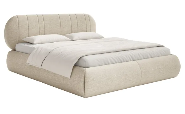 selsey-asmelio-gepolstertes-bett-140x200-cm-beiges-geflecht image 1