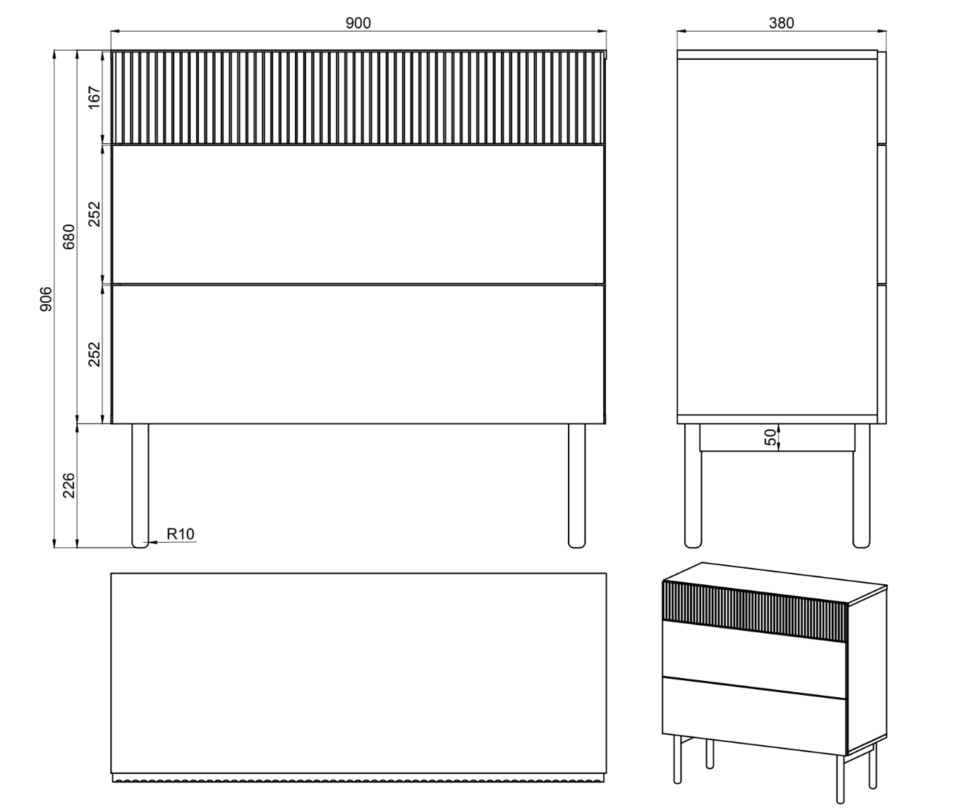 selsey-nolie-kommode-mit-3-schubladen-90-cm-ge-lte-eiche image 8