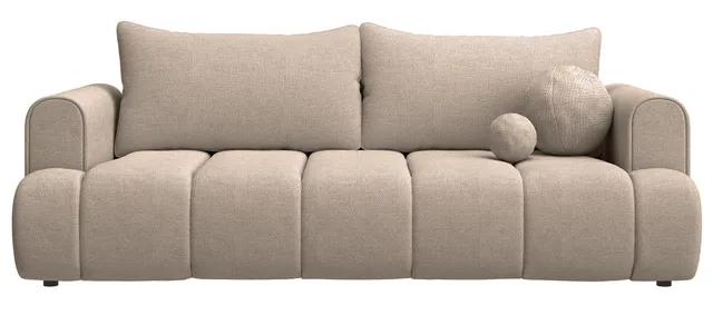 selsey-dandelino-dreisitziges-sofa-mit-schlaffunktion-chenille-beige-hydrophob image 1
