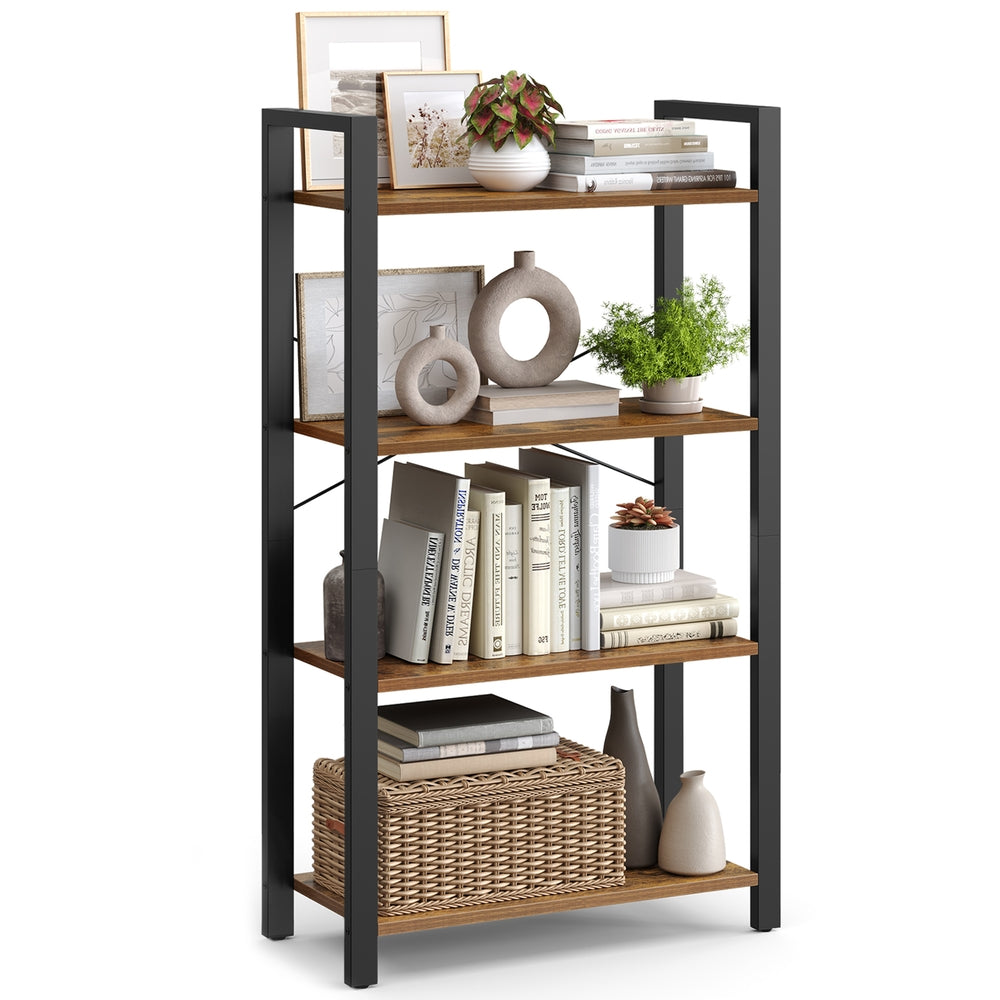 vasagle-b-cherregal-industrie-design-kleines-regal-mit-4-ablagen image 1