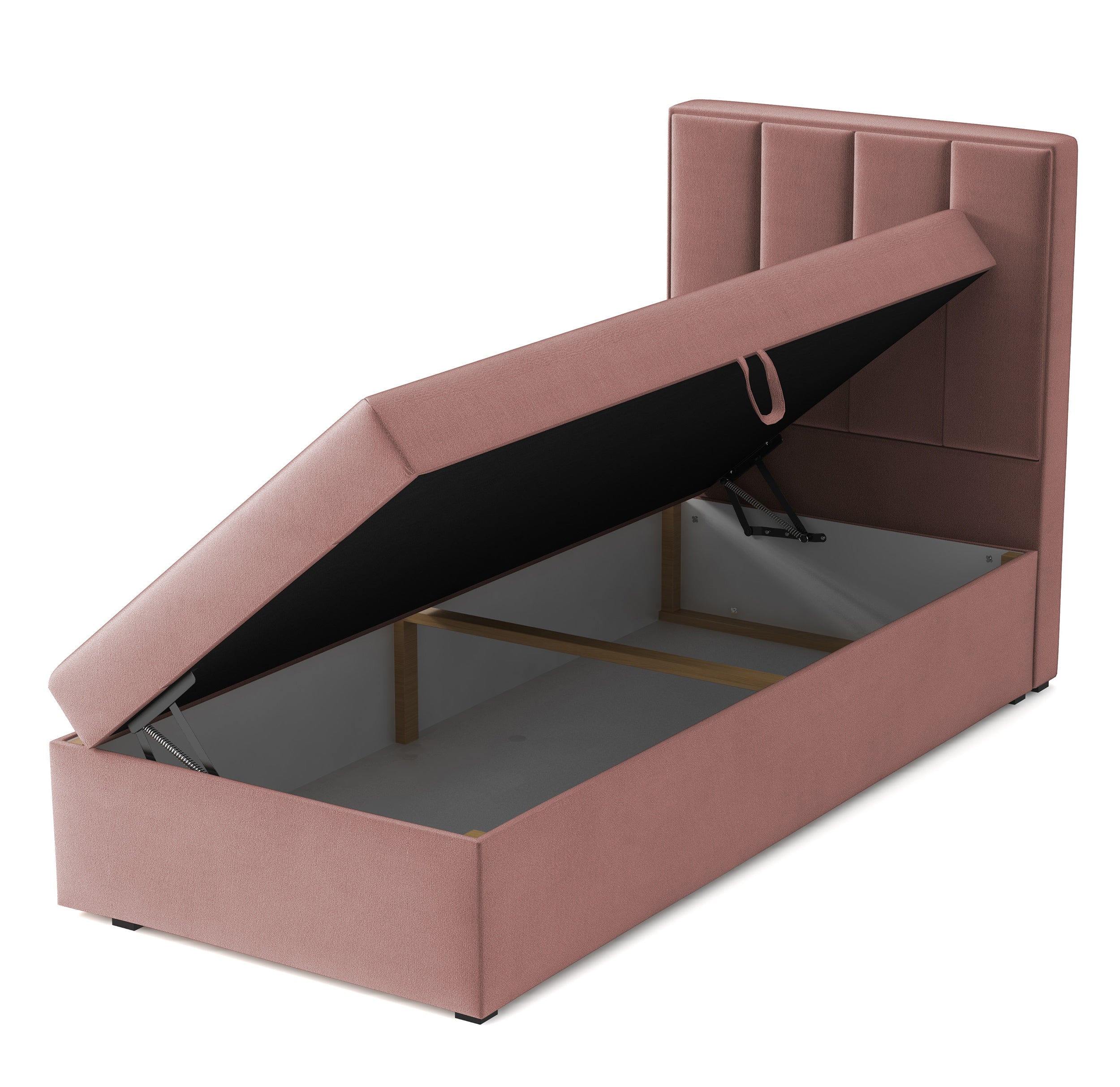 selsey-rinus-kontinentalbett-90x200-cm-mit-stauraum-rosa-velours-linke-ausf-hrun image 3