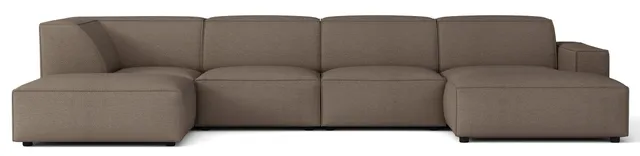 selsey-sellmo-u-f-rmiges-modulares-ecksofa-links-mit-hocker-hellbraun-chenille-h image 1