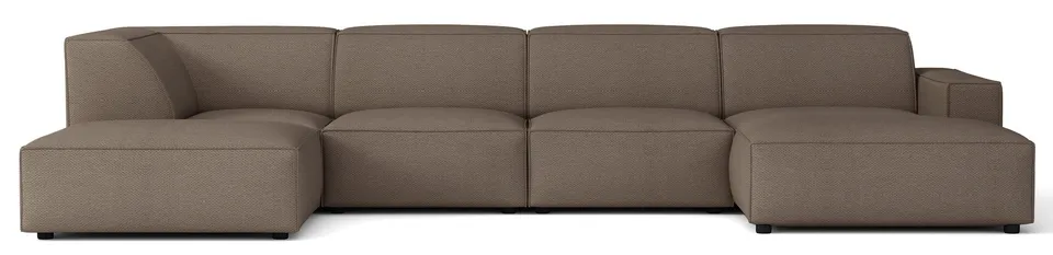 selsey-sellmo-u-f-rmiges-modulares-ecksofa-links-mit-hocker-hellbraun-chenille-h image 1