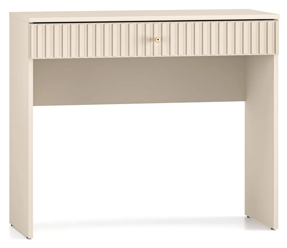 selsey-caletto-schminktisch-92-cm-mit-schublade-lamellen-beige image 1